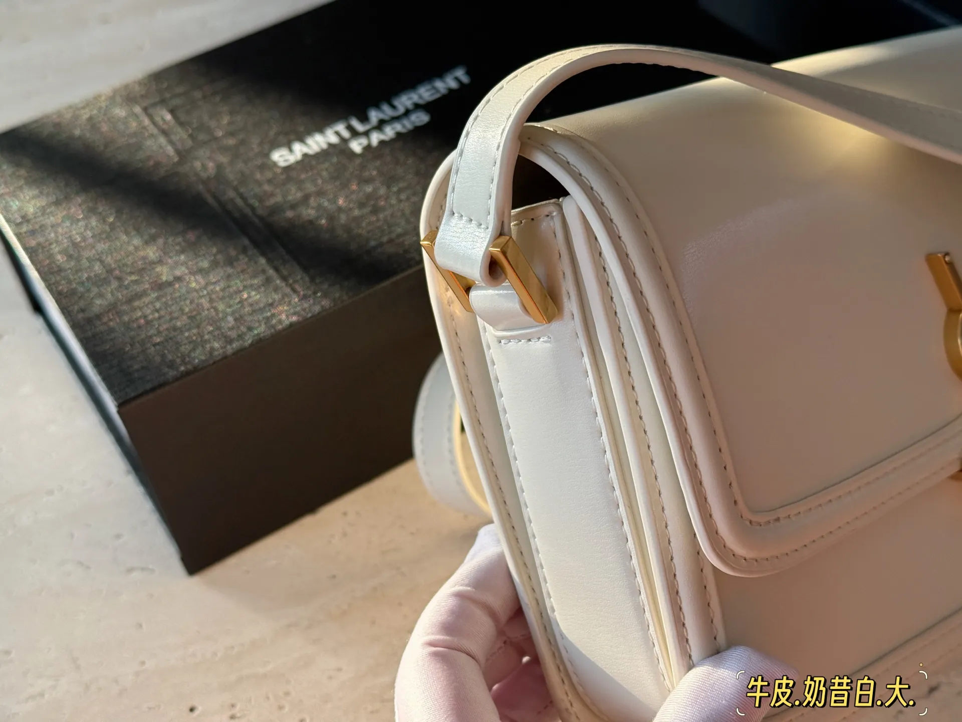 Saint Laurent Solferino Box Leather Shoulder Bag D29011157 — view 4