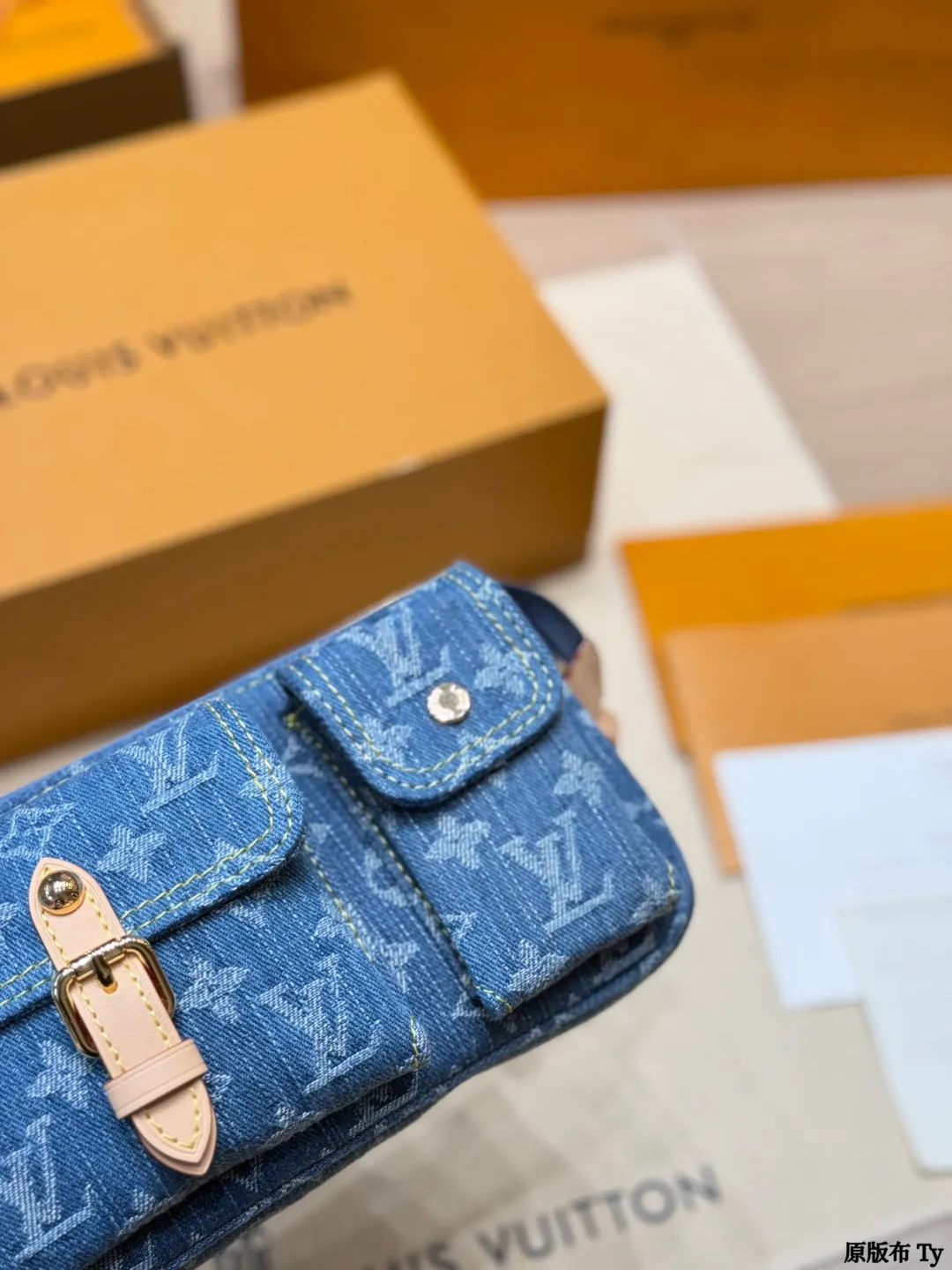 Louis Vuitton Monogram Denim Cargo Crossbody Bag D32011163 — view 5