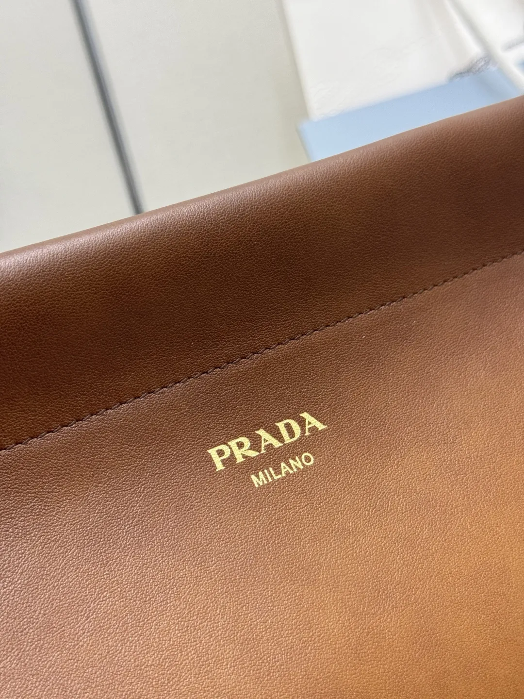 Prada Enchaîné Leather Top-Handle Bag D106011164 — view 7