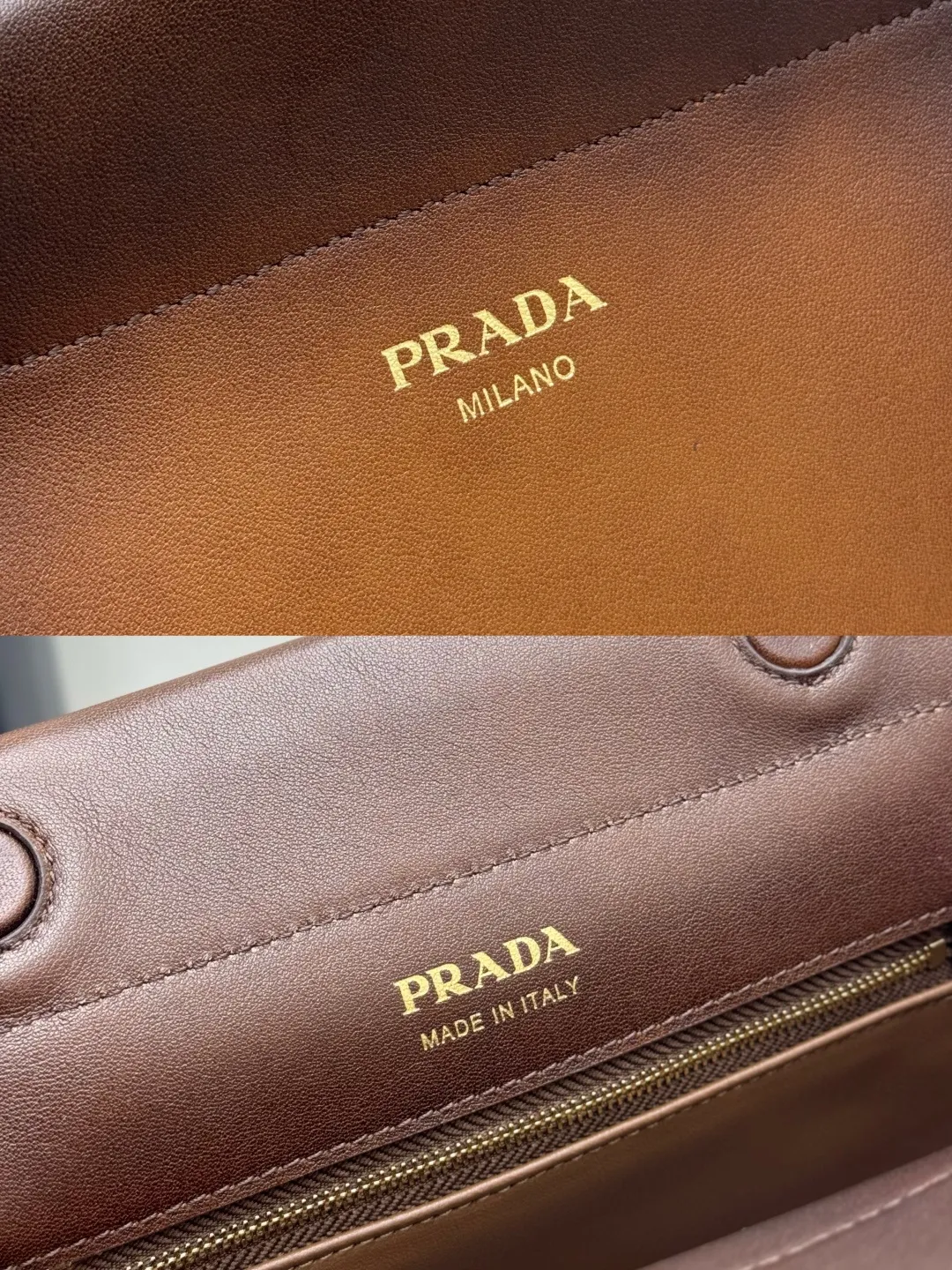 Prada Enchaîné Distressed Leather Mini Chain Bag D92011165 — view 9