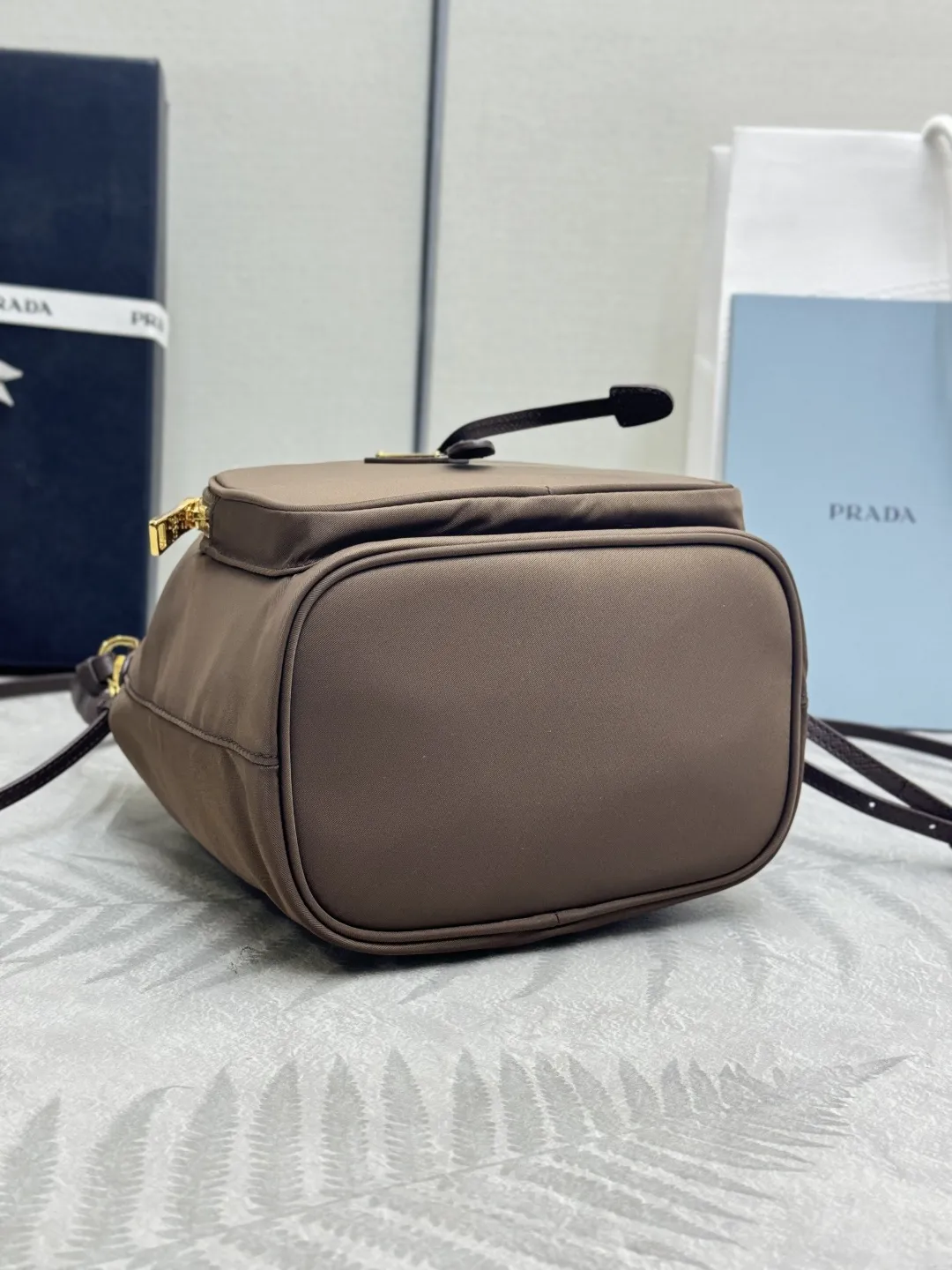 Nylon Drawstring Bucket Bag D64011166 — view 6