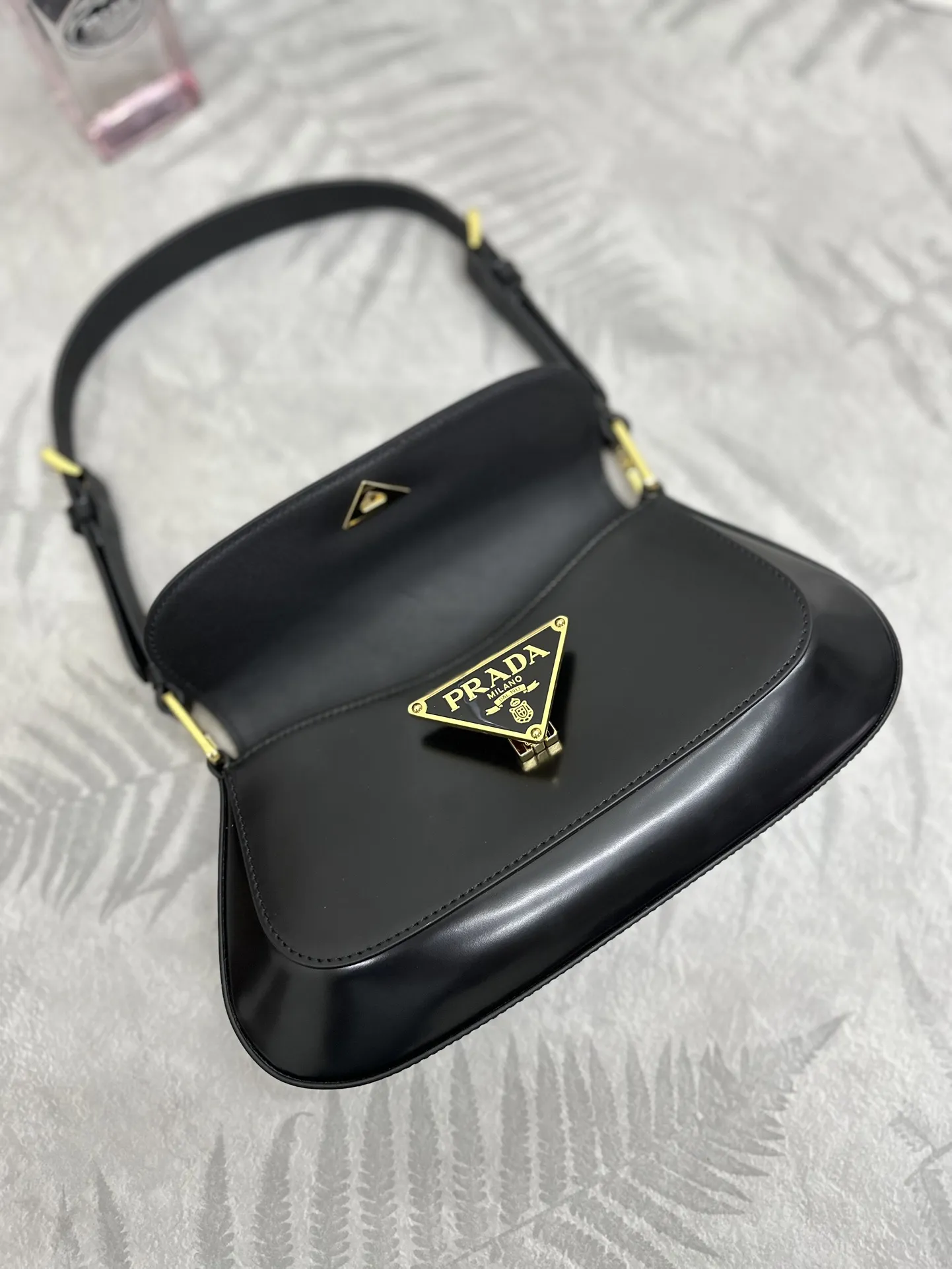 Prada 1BD345 Patent Leather Shoulder Bag D92011173 — view 5