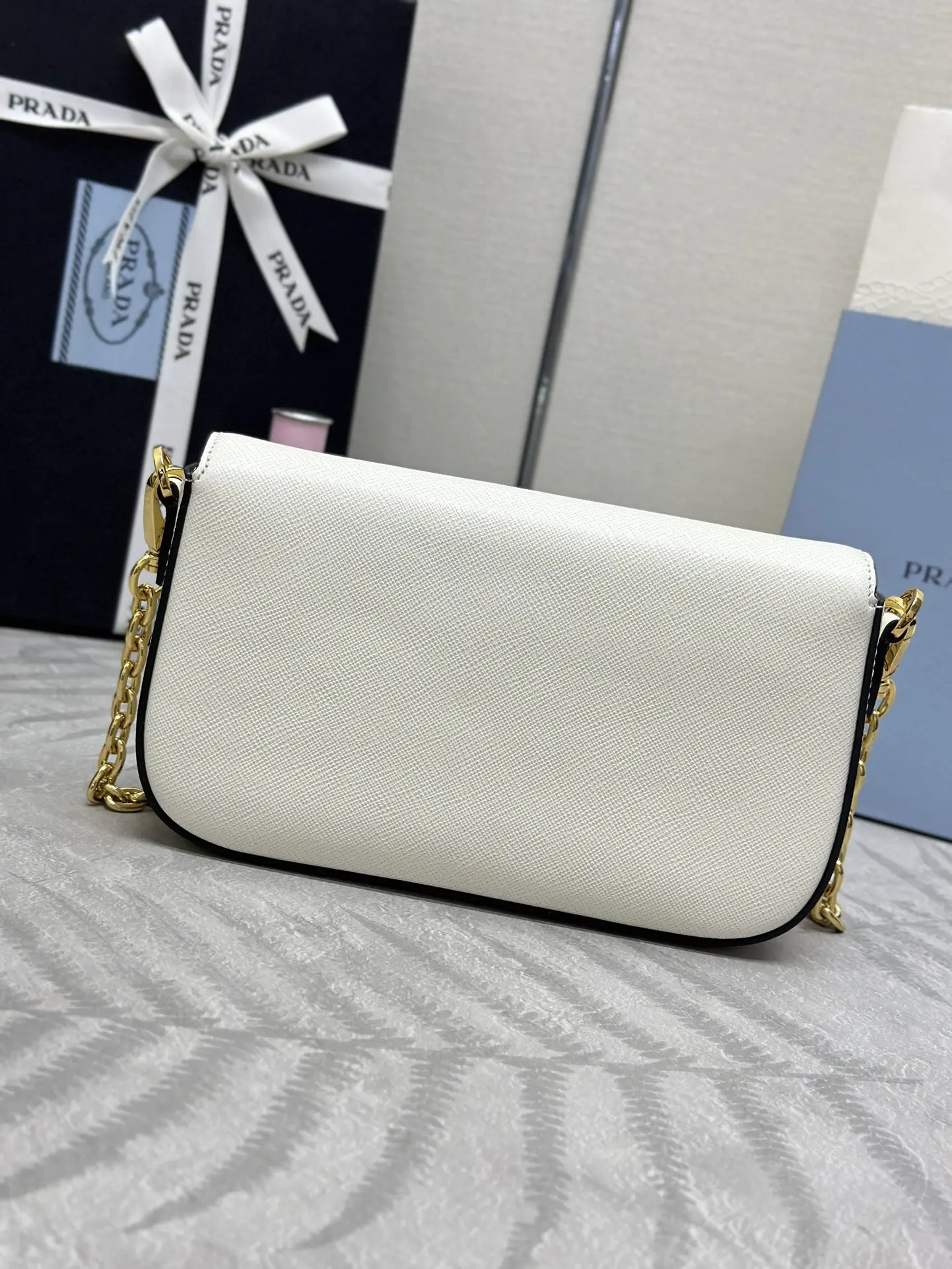 Prada Saffiano Leather Mini Shoulder Bag D85011176 — view 2