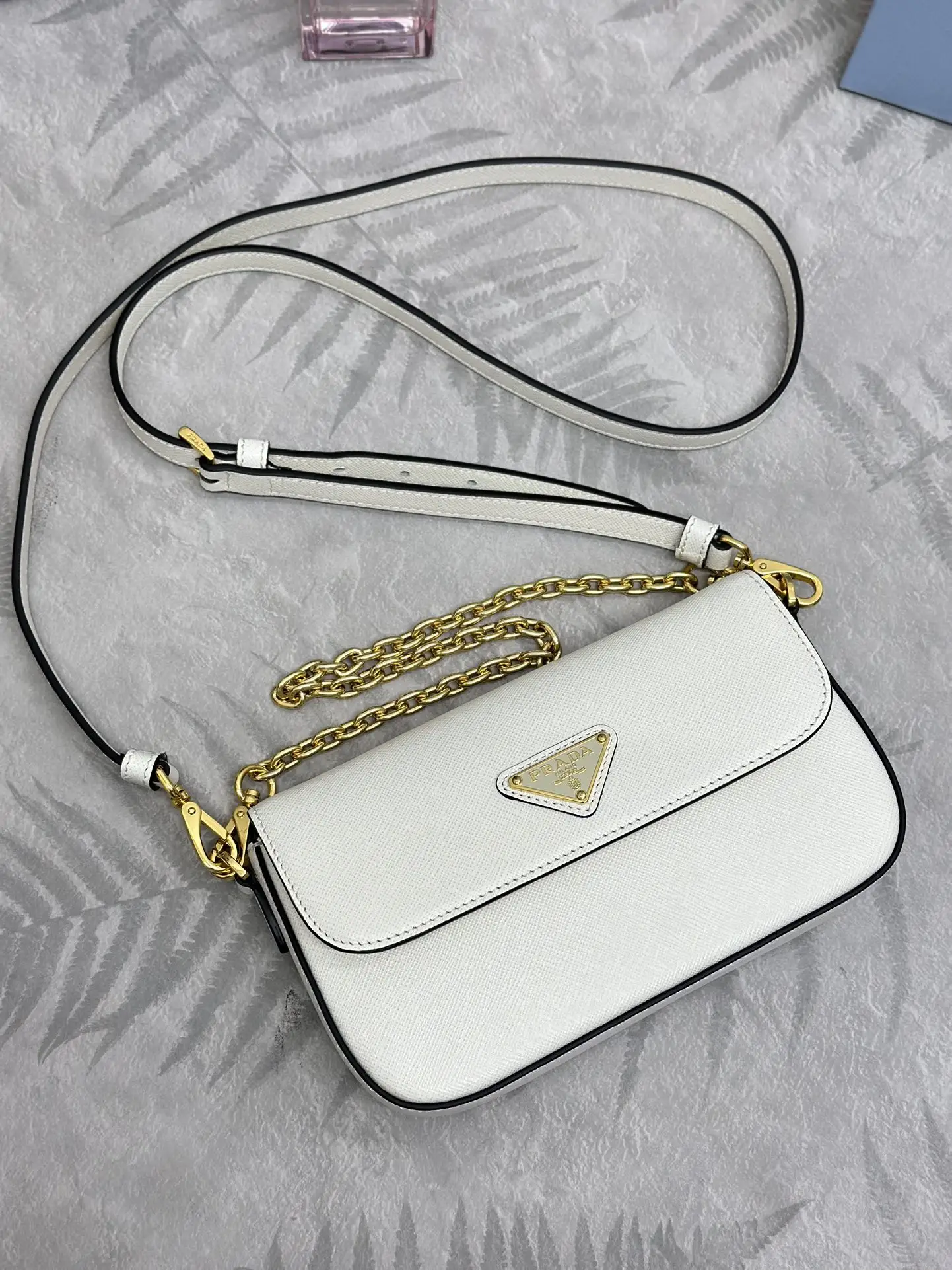 Prada Saffiano Leather Mini Shoulder Bag D85011176 — view 4