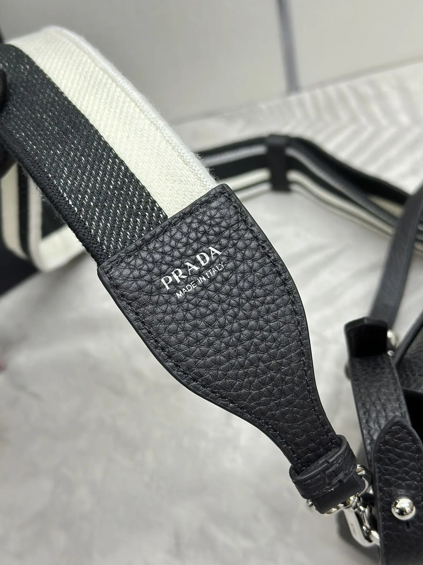 Prada Deerskin-Effect Leather Crossbody Bag D101011177 — view 9