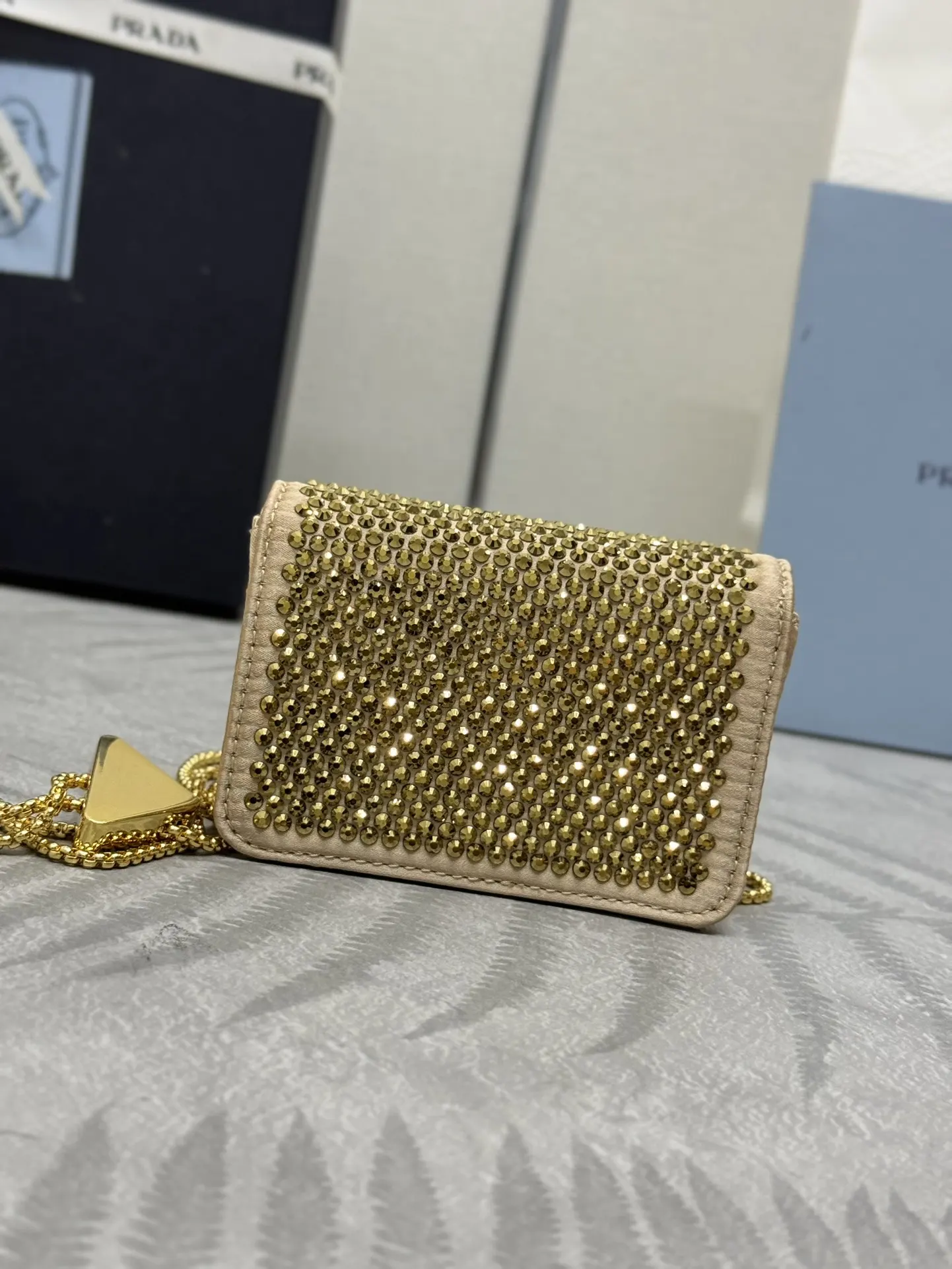 Crystal-Embellished Duchesse Mini Bag D61011179 — view 2
