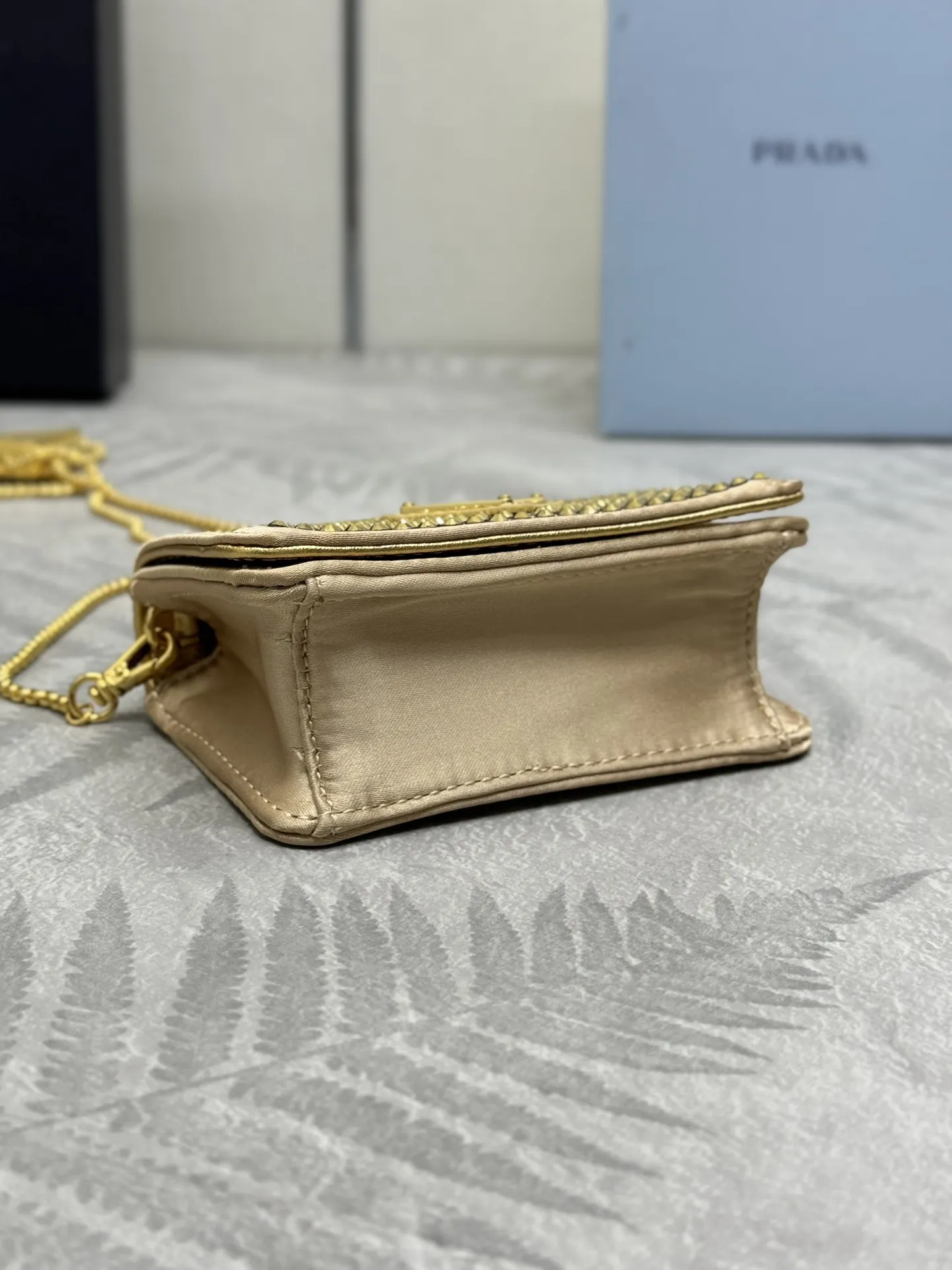 Crystal-Embellished Duchesse Mini Bag D61011179 — view 4