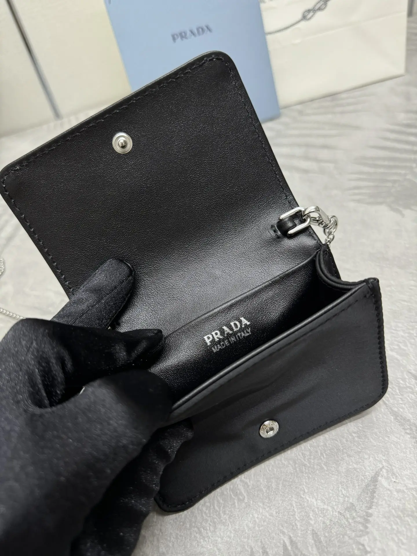 Crystal-Embellished Duchesse Mini Bag D61011180 — view 9