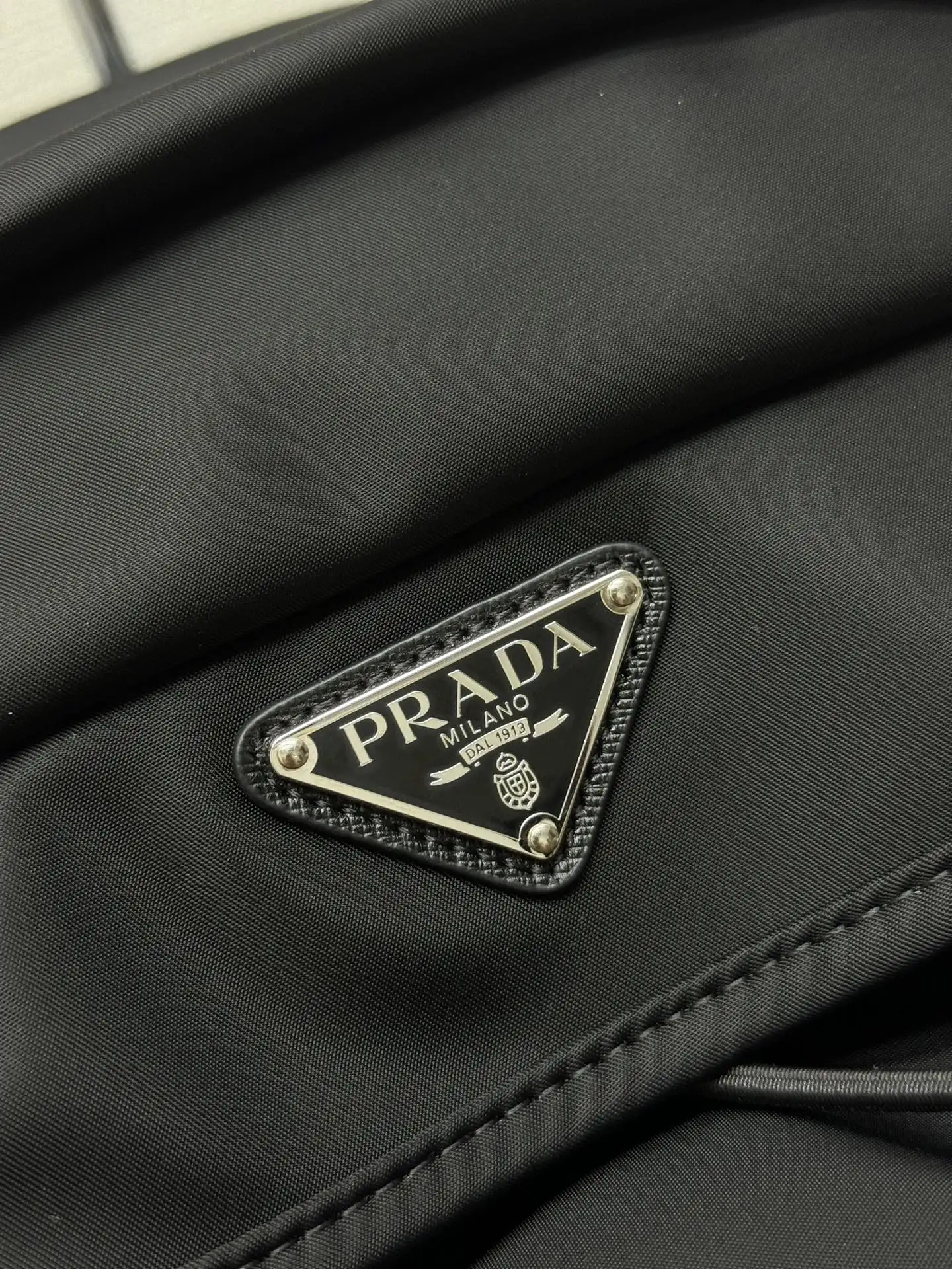 Re-Nylon and Saffiano Leather Backpack D104011188 — view 7