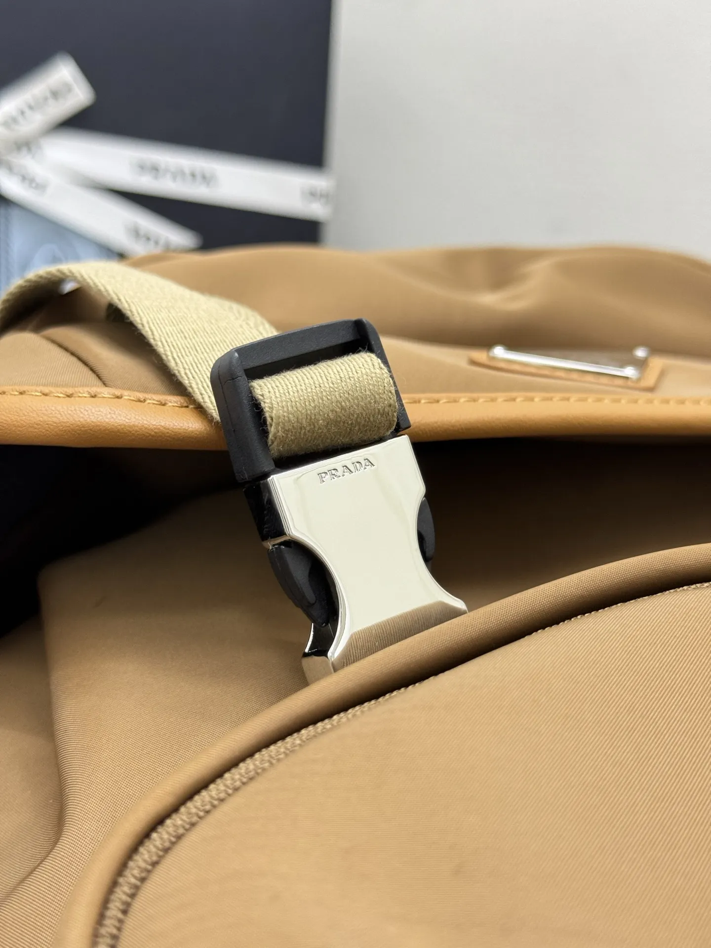 Prada Re-Nylon and Leather Backpack D104011190 — view 5