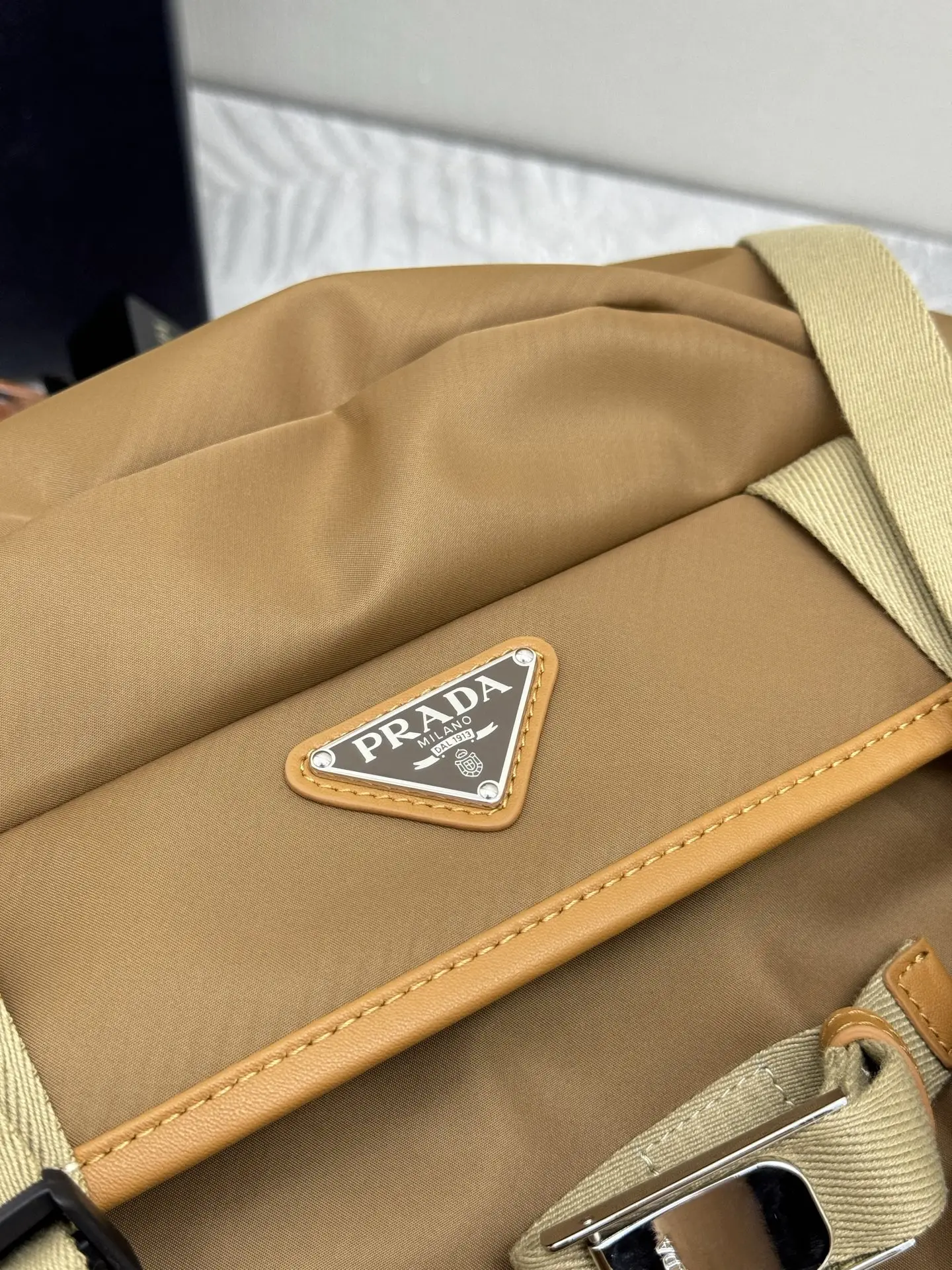 Prada Re-Nylon and Leather Backpack D104011190 — view 6