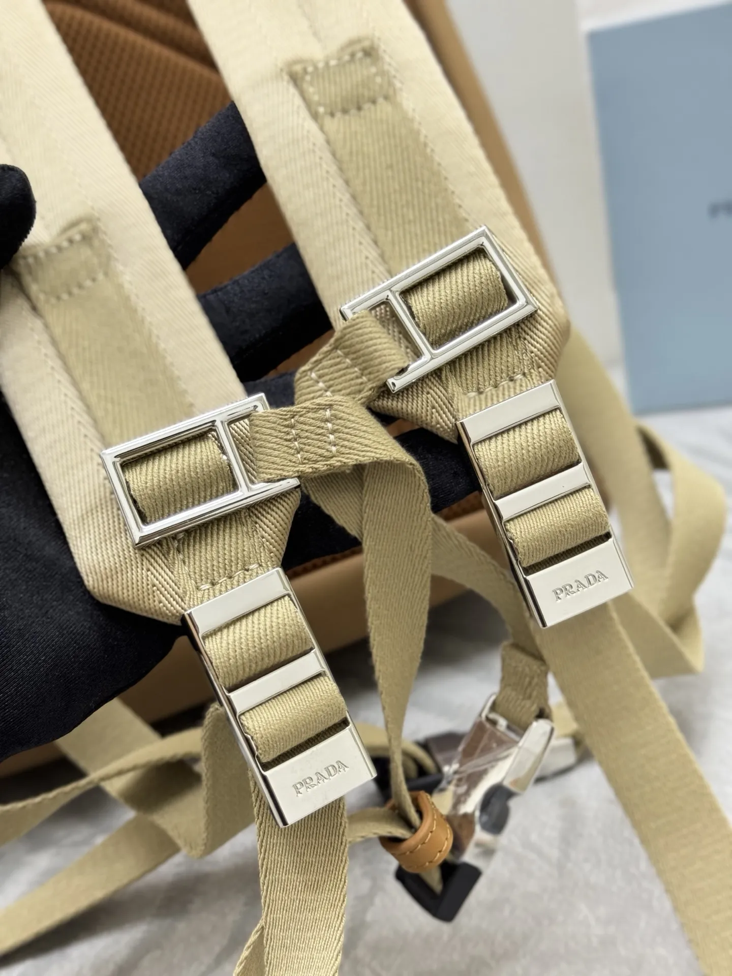 Prada Re-Nylon and Leather Backpack D104011190 — view 7