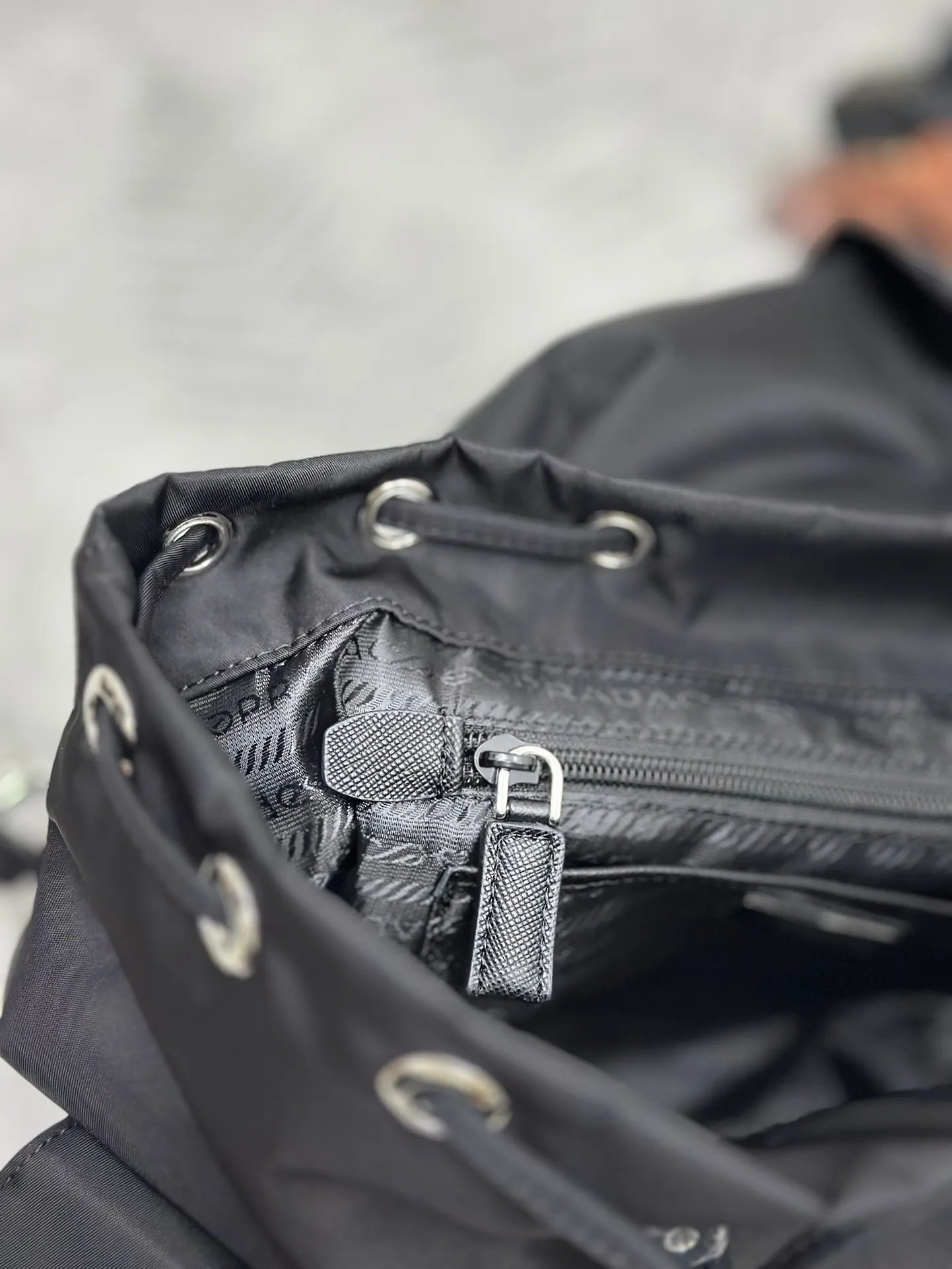 Re-Nylon Small Backpack 1BZ677 D74011191 — view 9