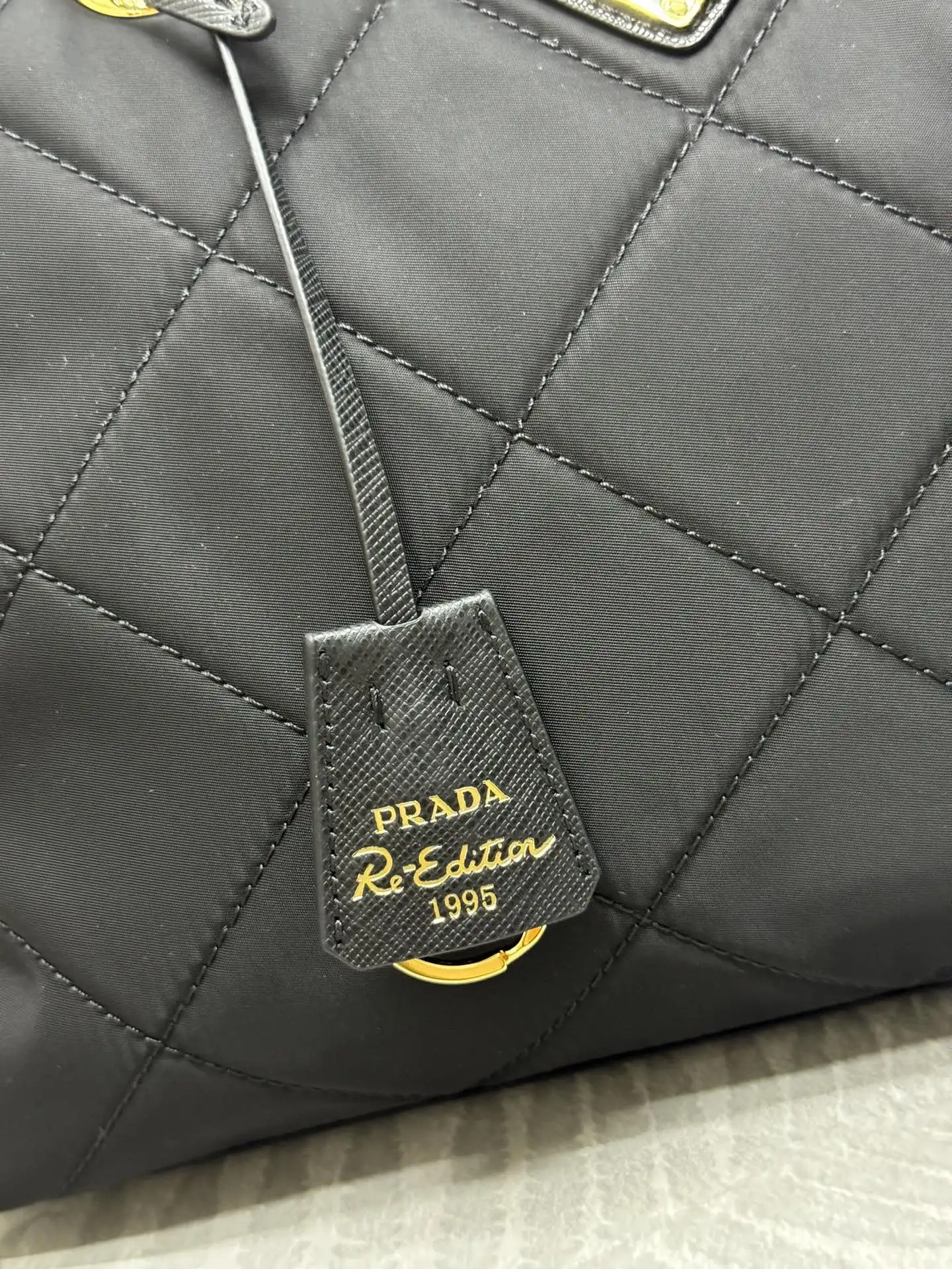 Prada Quilted Nylon Shoulder Bag 1BG529 D76011194 — view 6