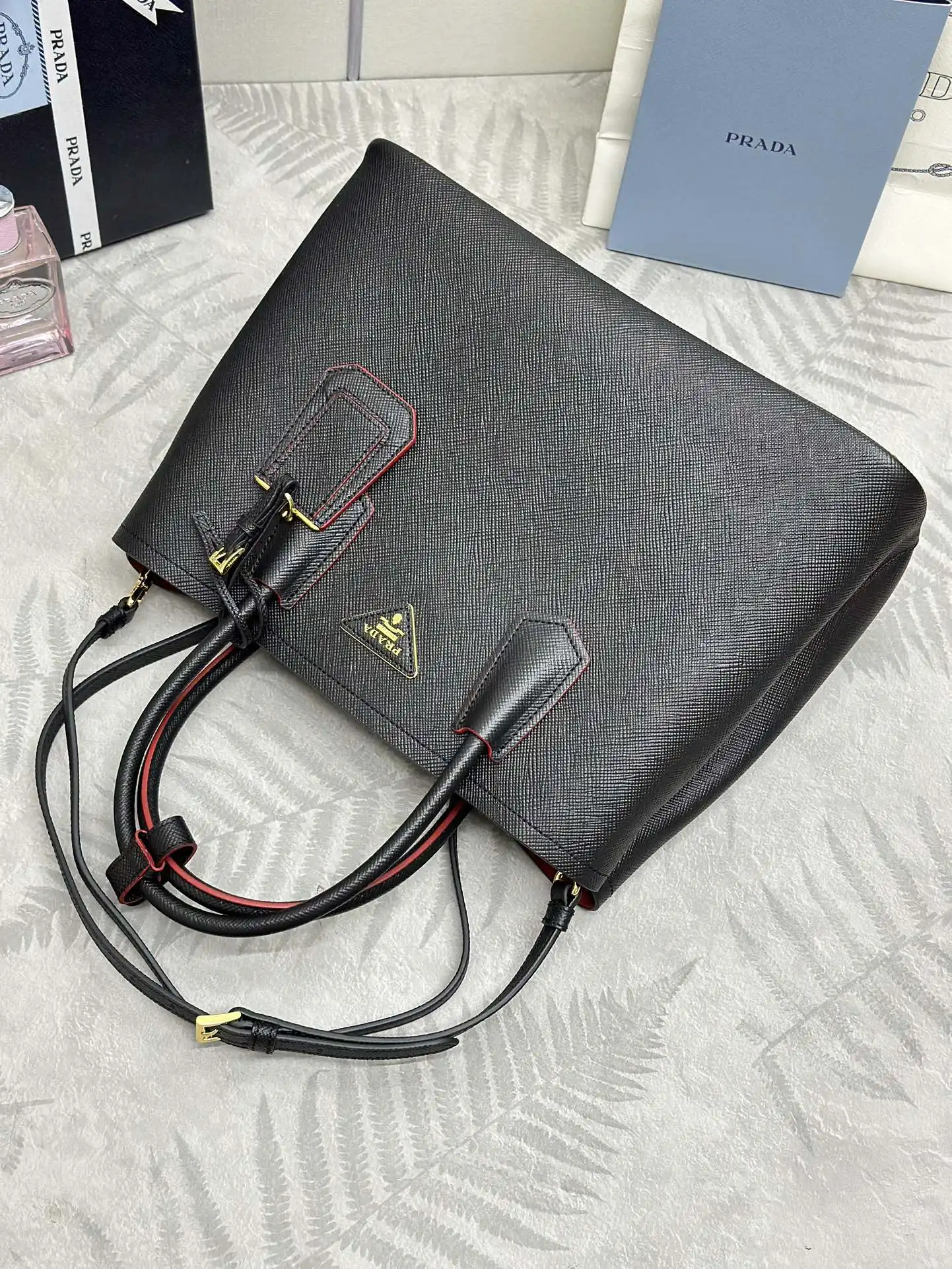 Prada Saffiano Leather Tote Bag D111011196 — view 3