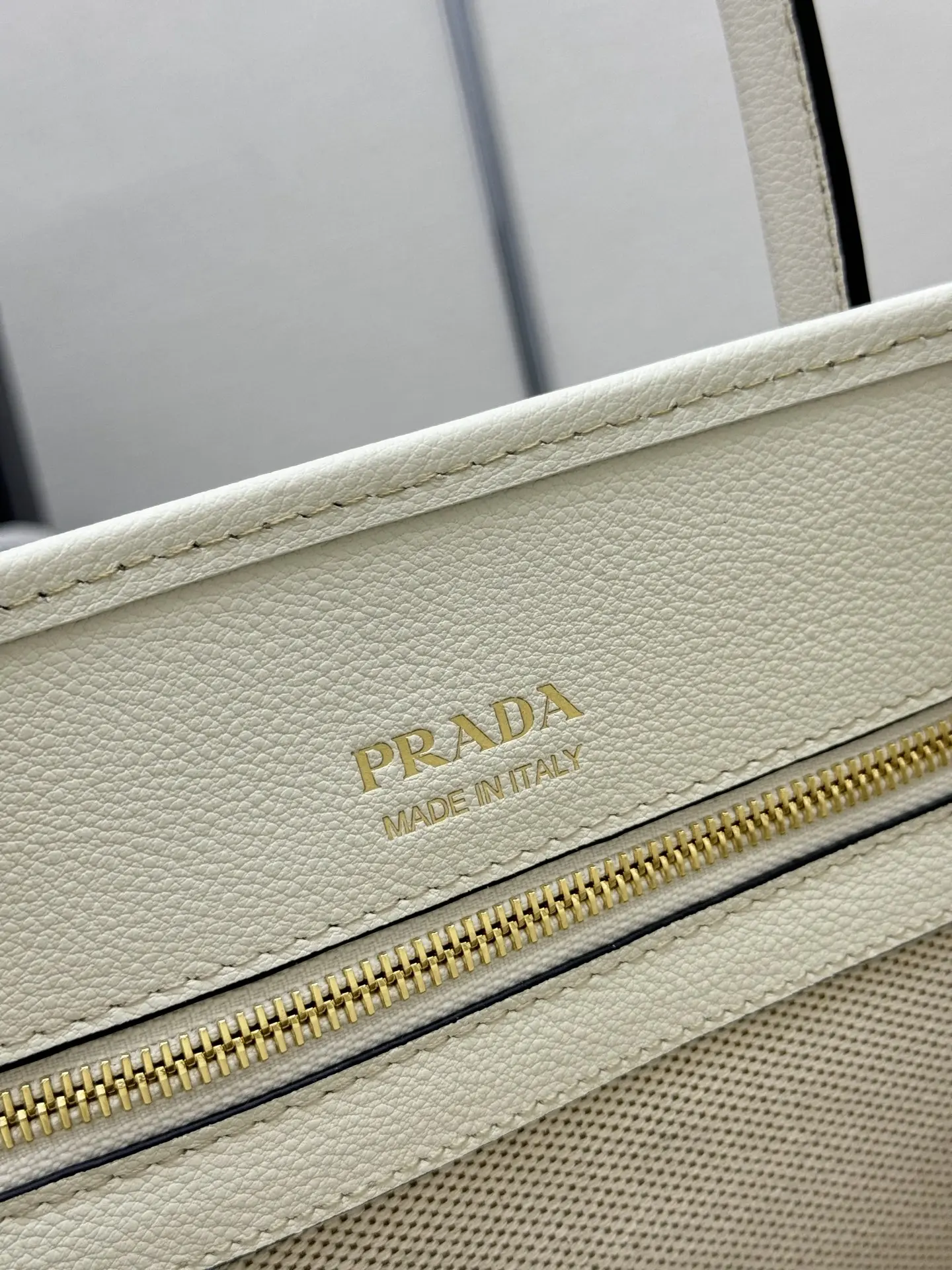 Prada 1BG572 Linen Blend Tote Bag D91011200 — view 9