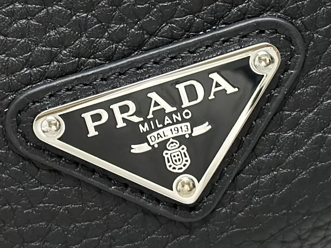 Prada Triangle Logo Leather Shoulder Bag D100011202 — view 7