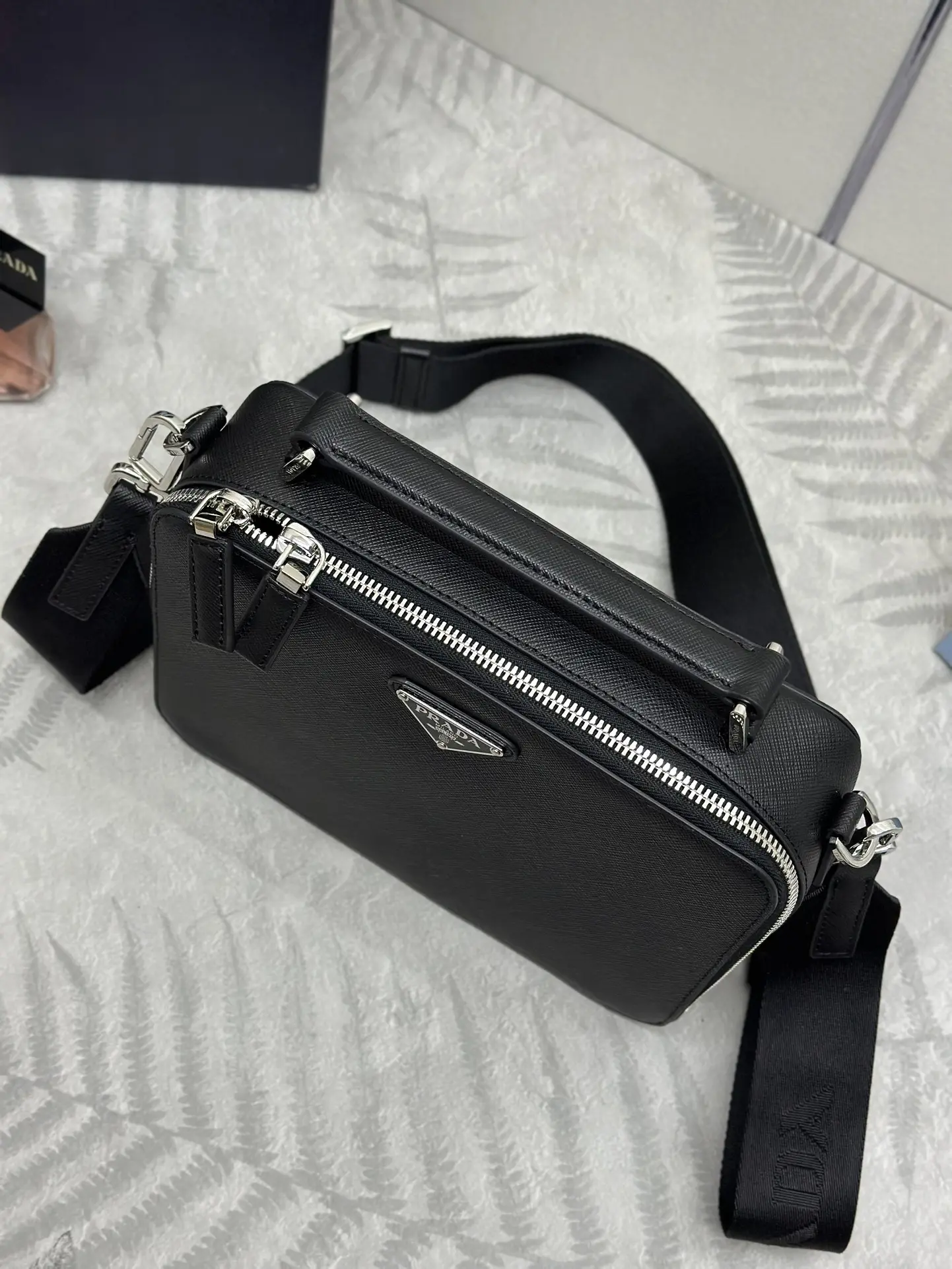 Saffiano Leather Brique Camera Bag D90011203 — view 2