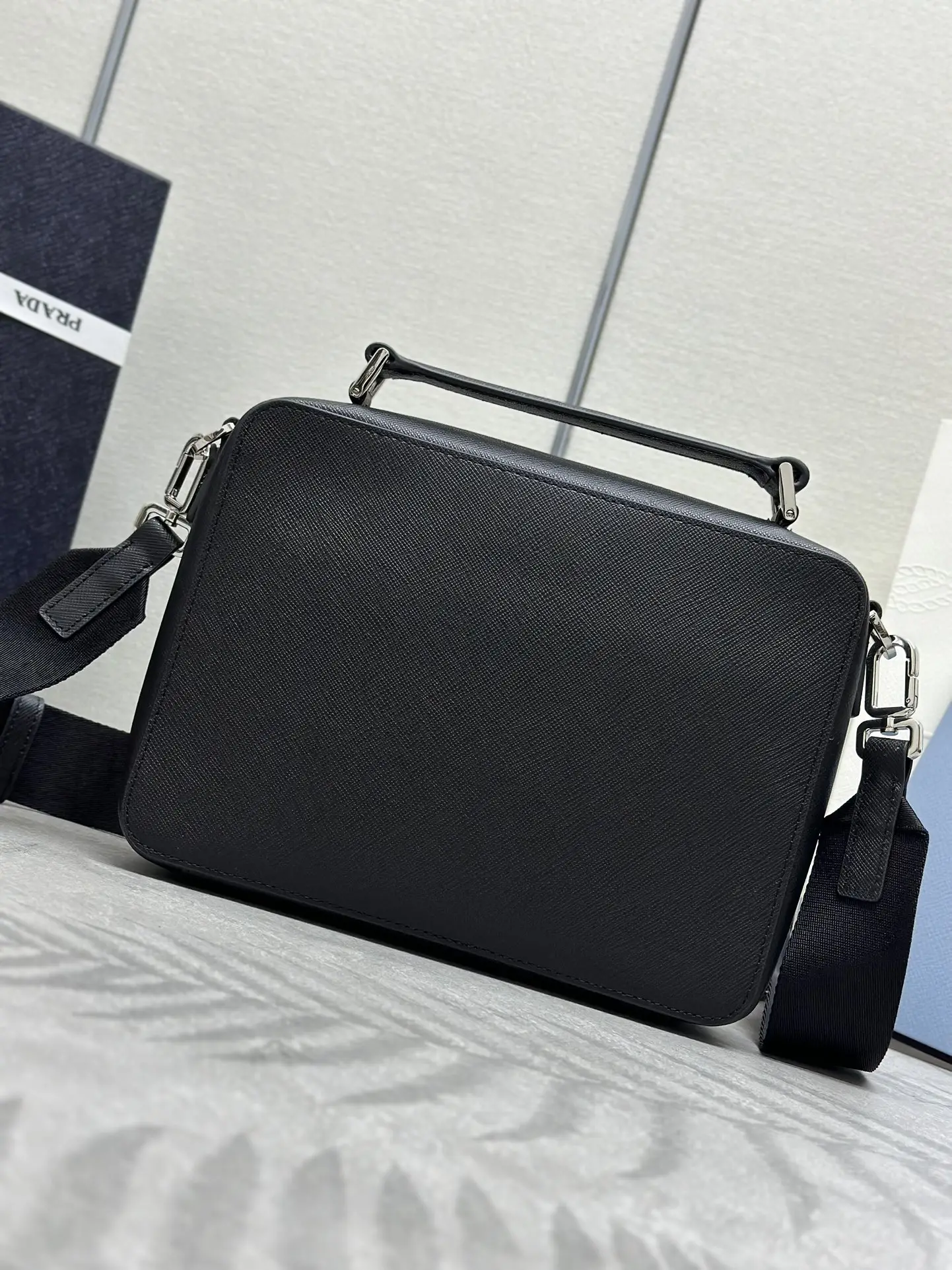 Saffiano Leather Brique Camera Bag D90011203 — view 3