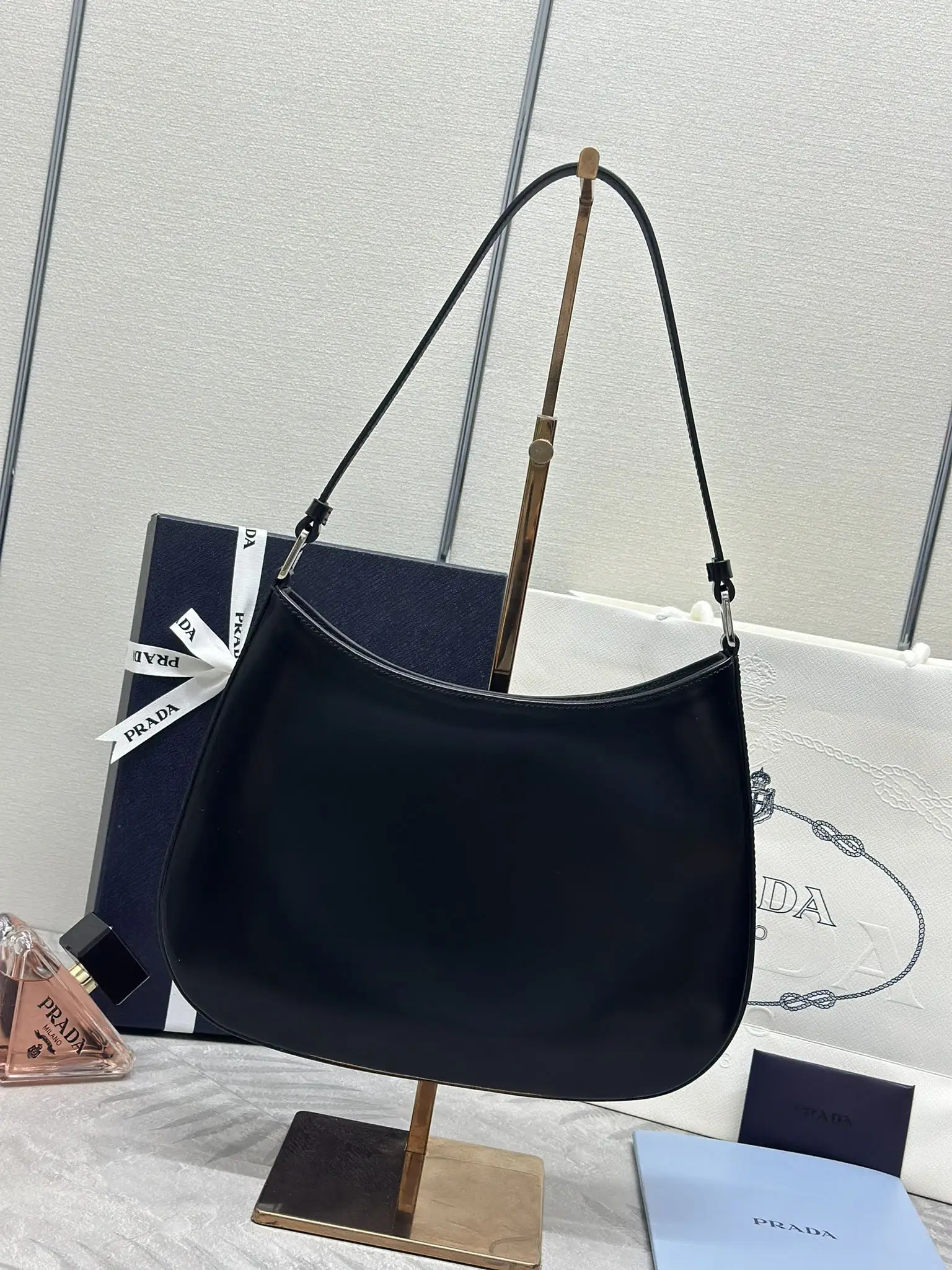 Prada 1BC499 Leather Shoulder Bag D83011206 — view 2