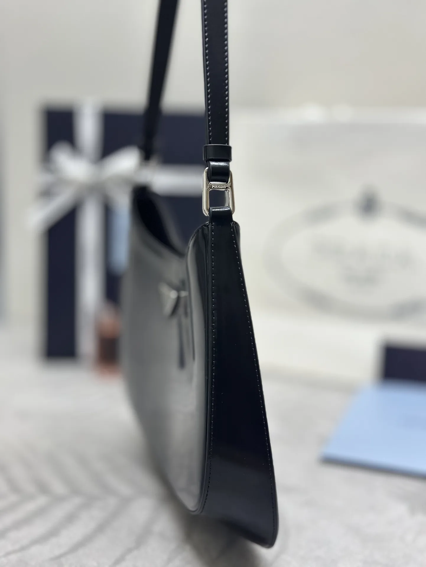 Prada 1BC499 Leather Shoulder Bag D83011206 — view 3