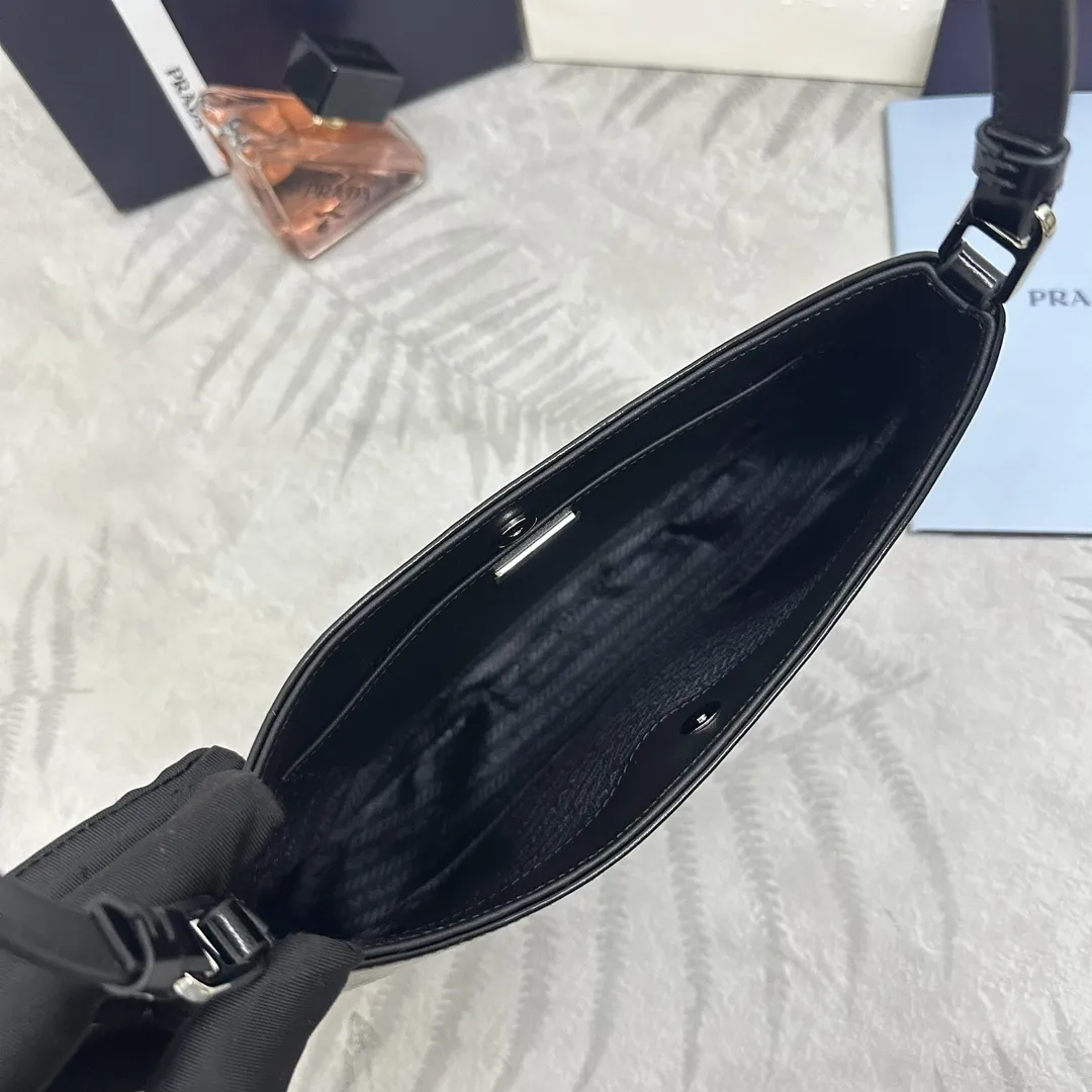 Prada 1BC499 Leather Shoulder Bag D83011206 — view 6