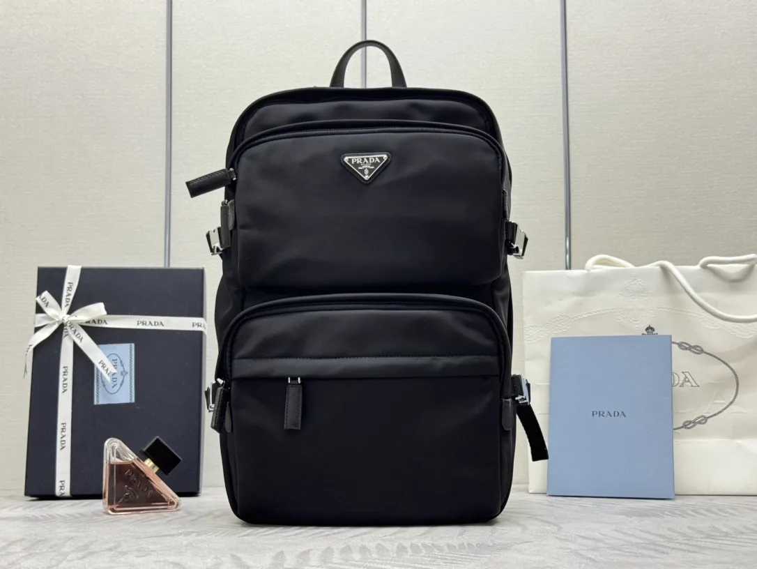 Prada Re-Nylon Multi-Pocket Backpack D94011207