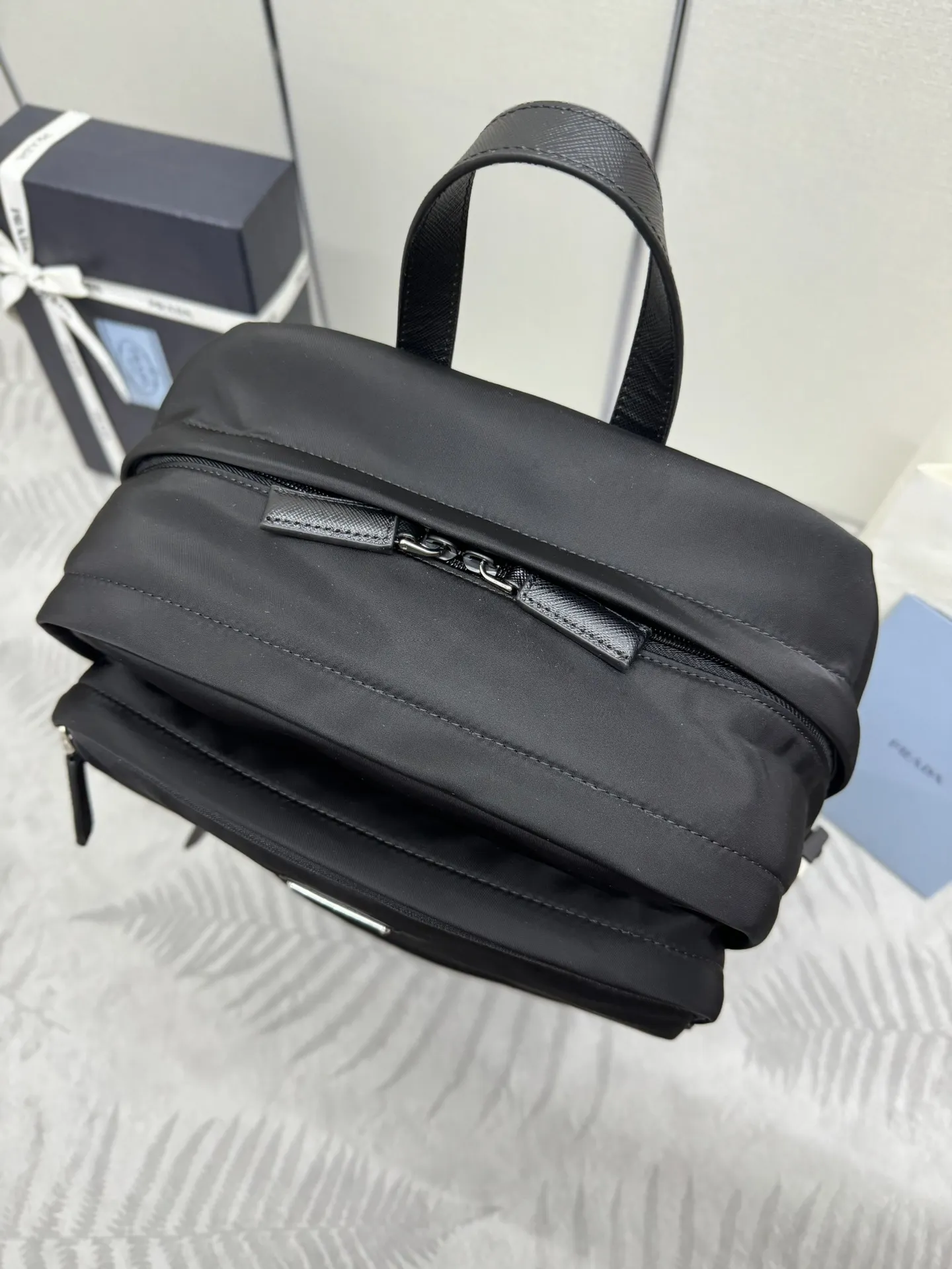 Prada Re-Nylon Multi-Pocket Backpack D94011207 — view 4