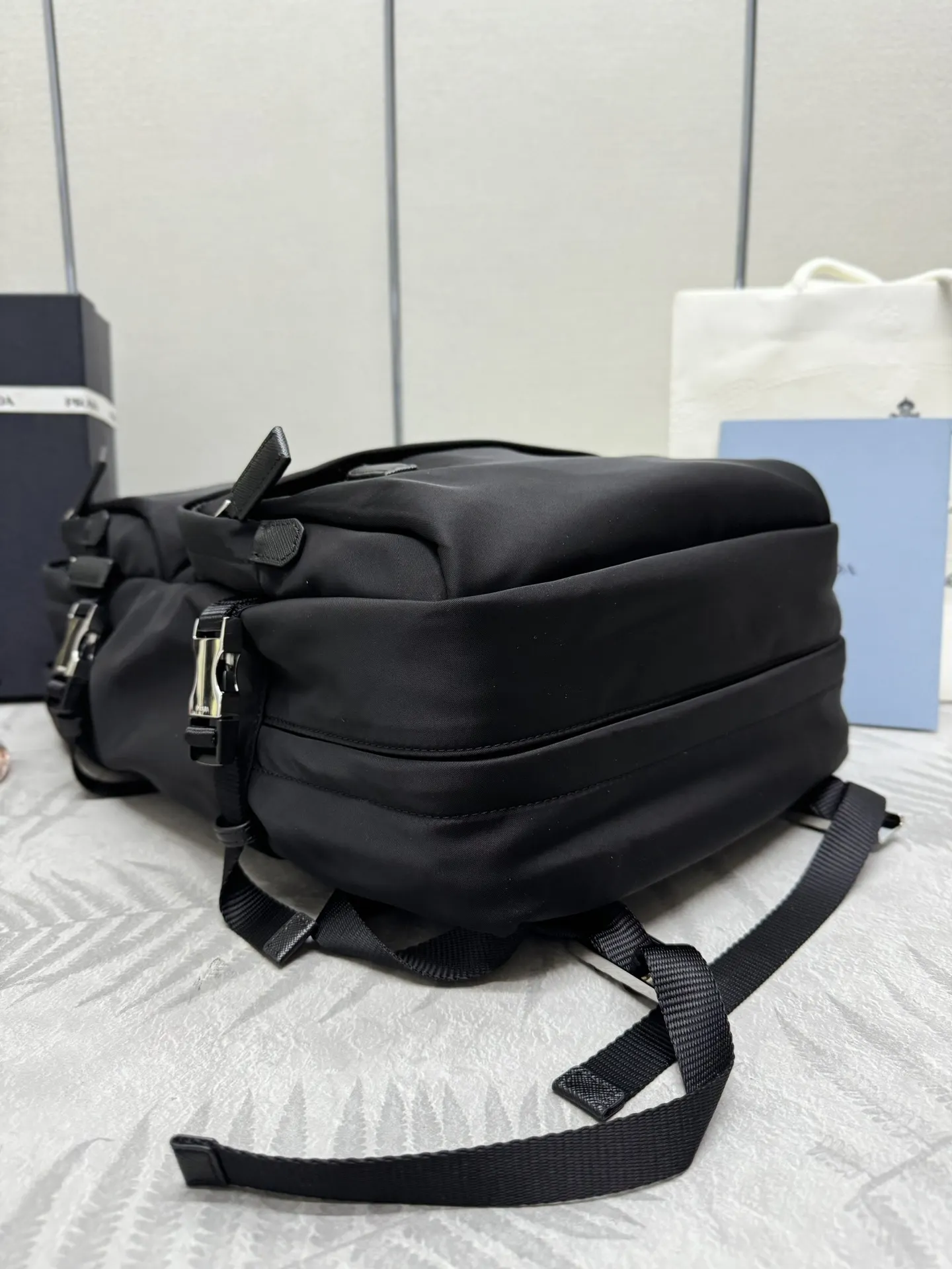 Prada Re-Nylon Multi-Pocket Backpack D94011207 — view 5