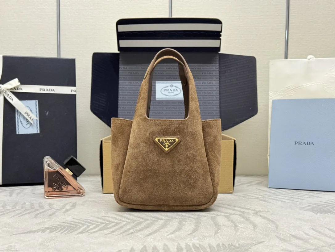 Prada Mini Suede Tote Bag D83011042