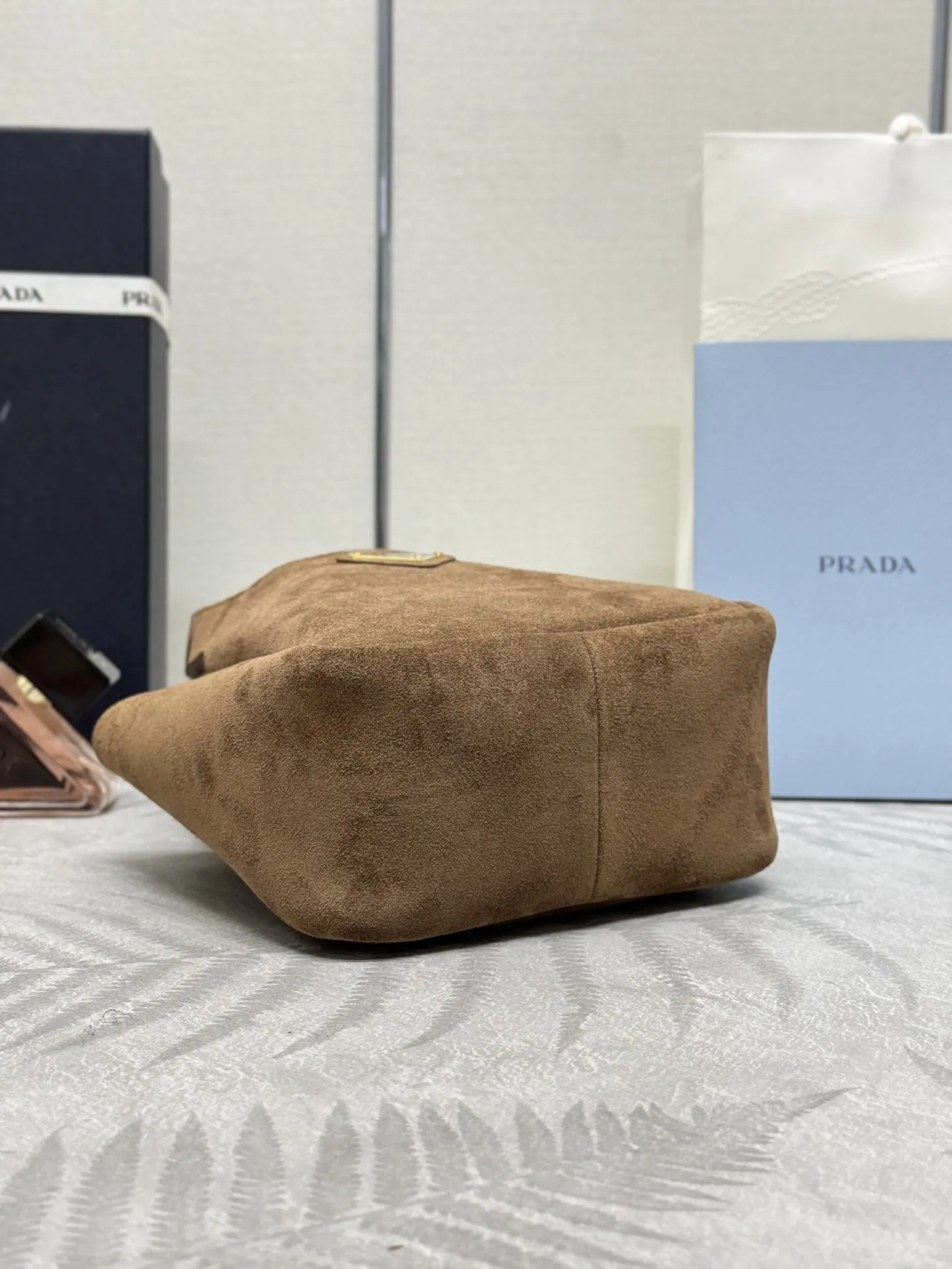 Prada Mini Suede Tote Bag D83011042 — view 4