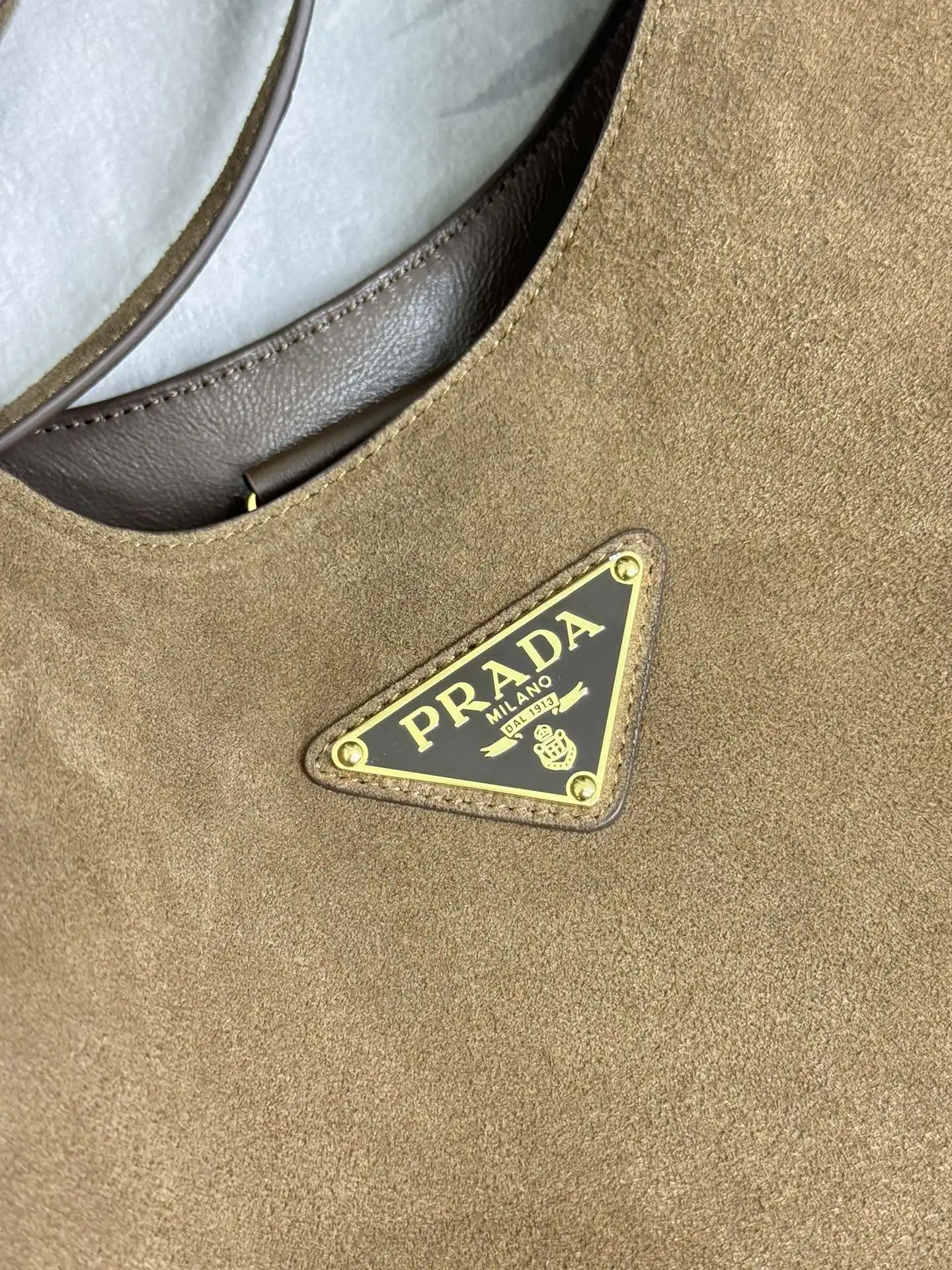 Prada Cleo Suede Shoulder Bag D101011215 — view 6