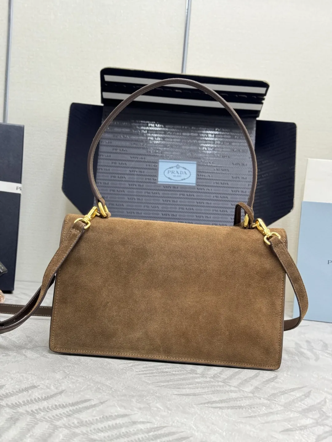 Soft Sound Suede Top-Handle Bag D106011216 — view 2
