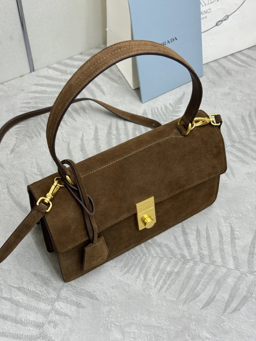 Soft Sound Suede Top-Handle Bag D106011216 — view 4