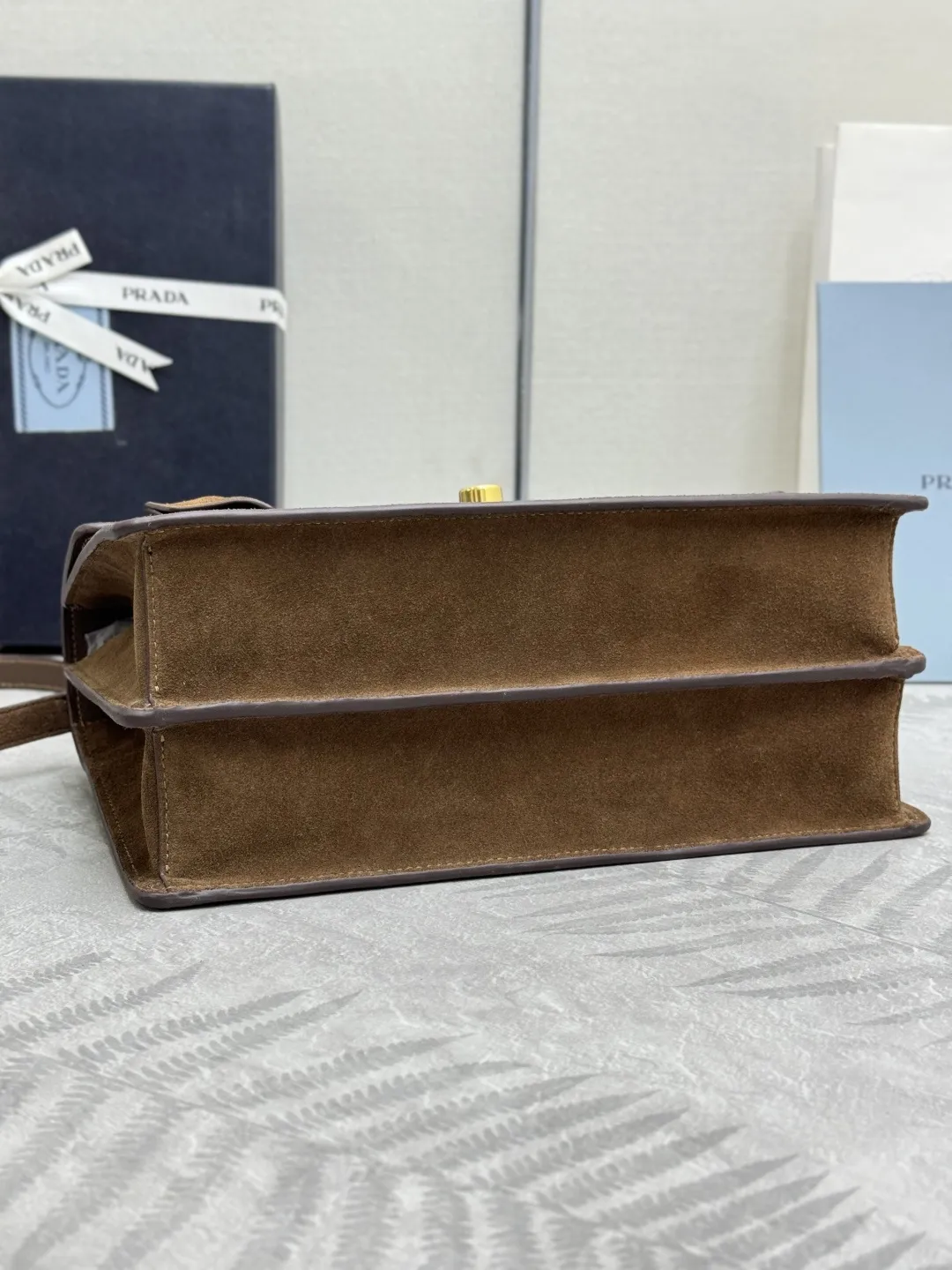 Soft Sound Suede Top-Handle Bag D106011216 — view 6