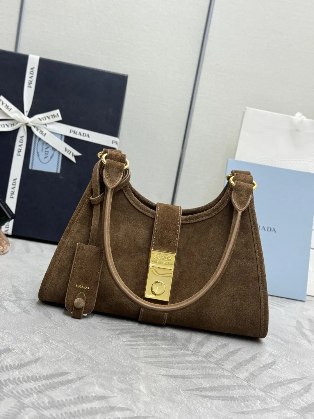 Mini Suede Shoulder Bag D99011217 — view 4