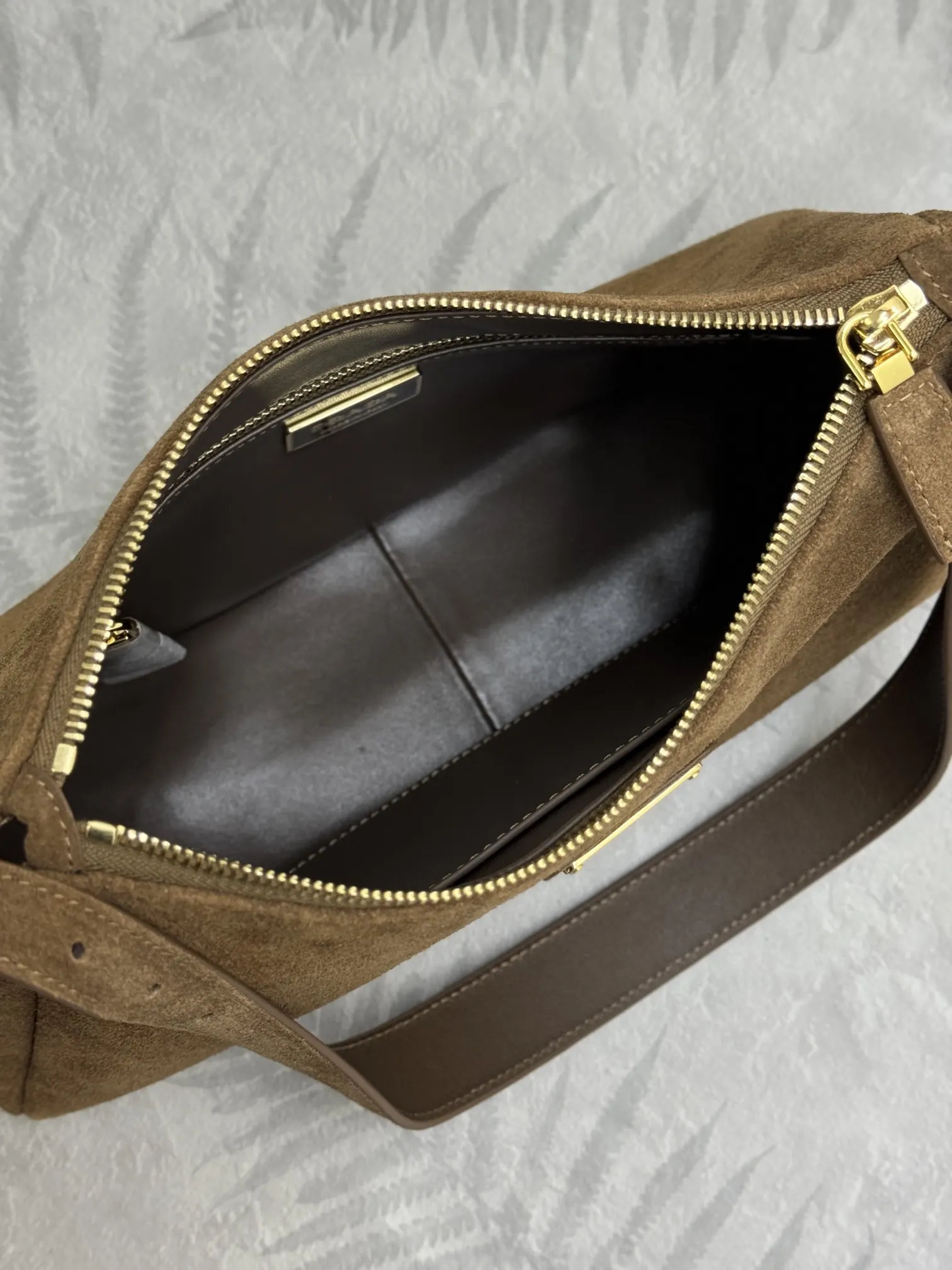 Prada Aimee Suede Hobo Shoulder Bag D89011218 — view 7