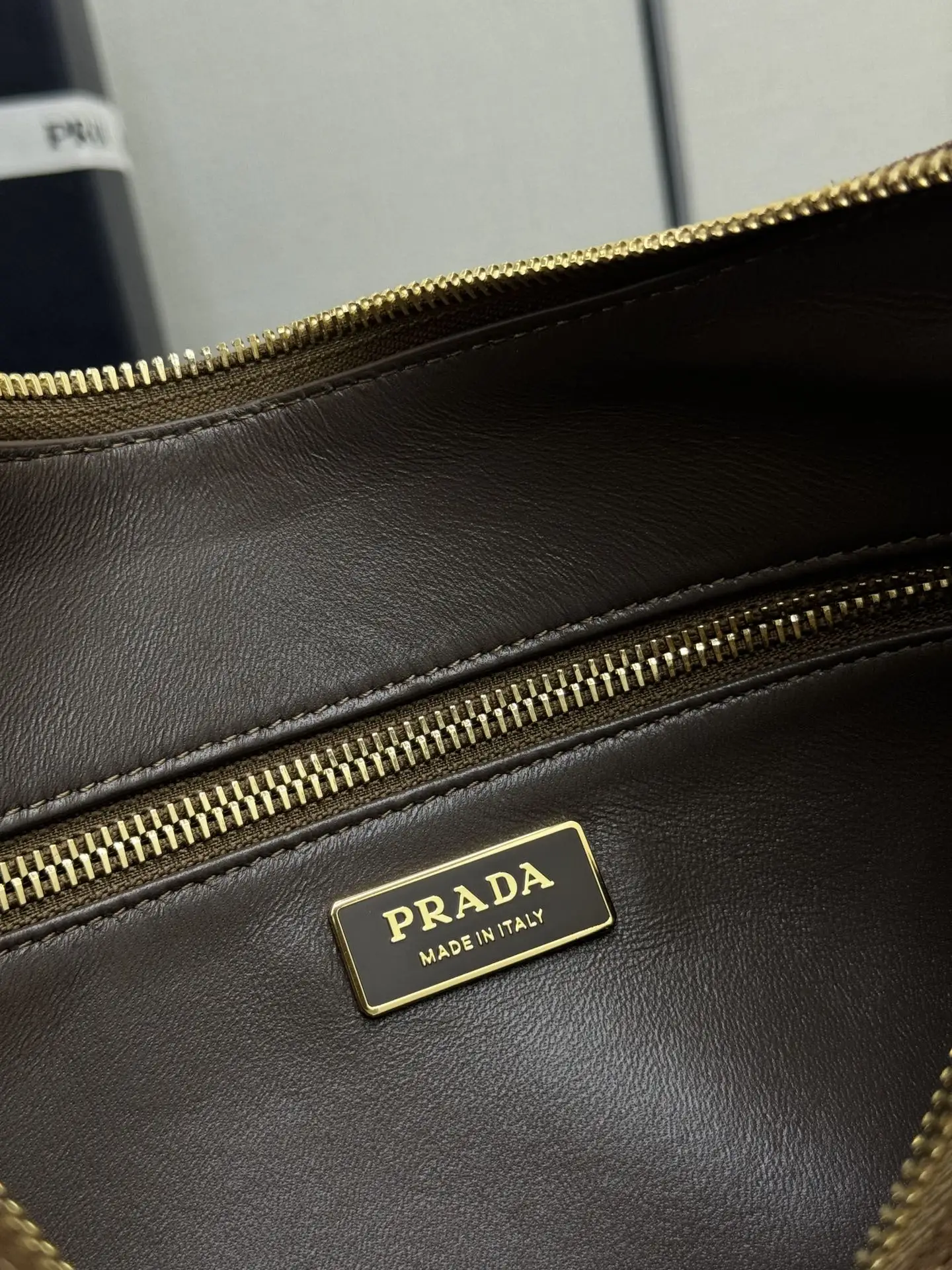 Prada Aimee Suede Hobo Shoulder Bag D89011218 — view 9