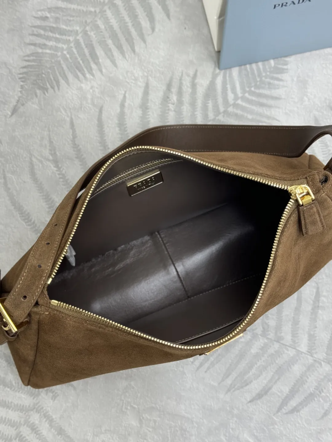 Aimee Suede Hobo Shoulder Bag D99011219 — view 8