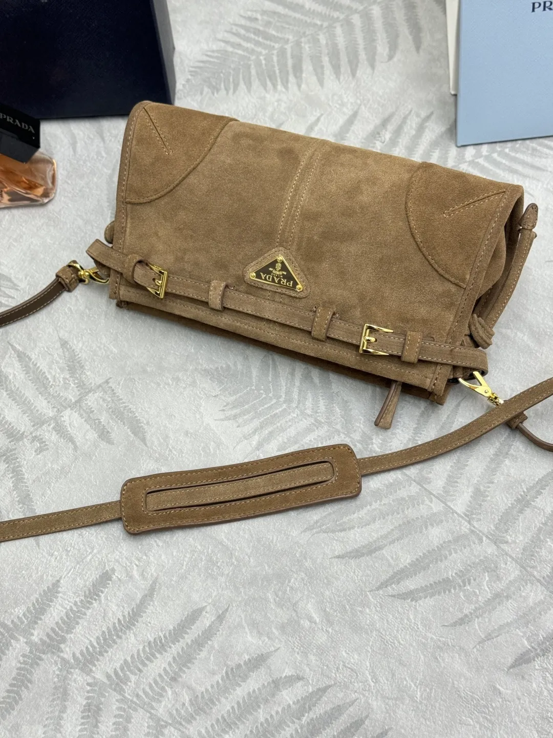 Prada Suede Crossbody Bag D90011220 — view 5