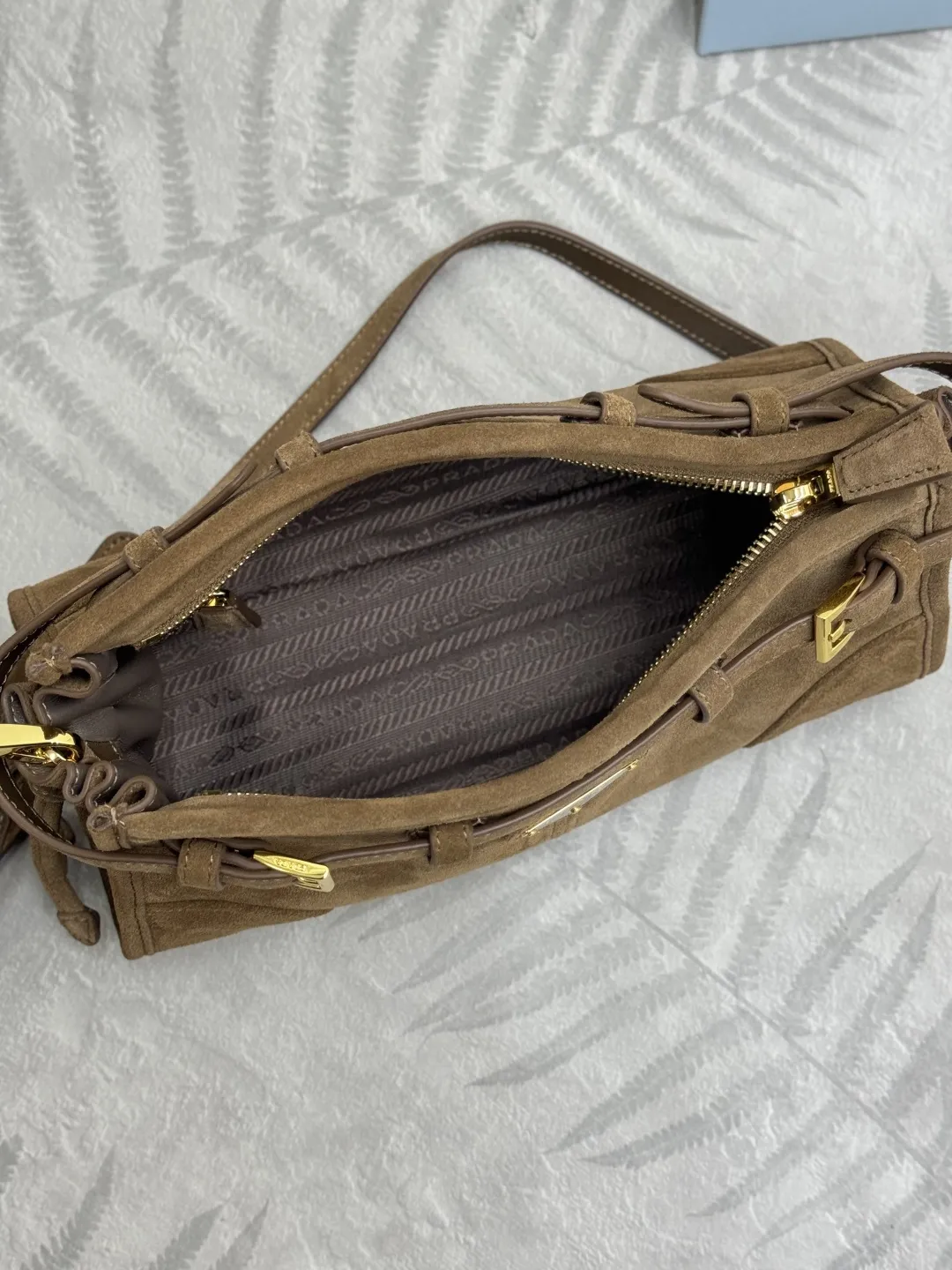 Prada Suede Crossbody Bag D90011220 — view 8