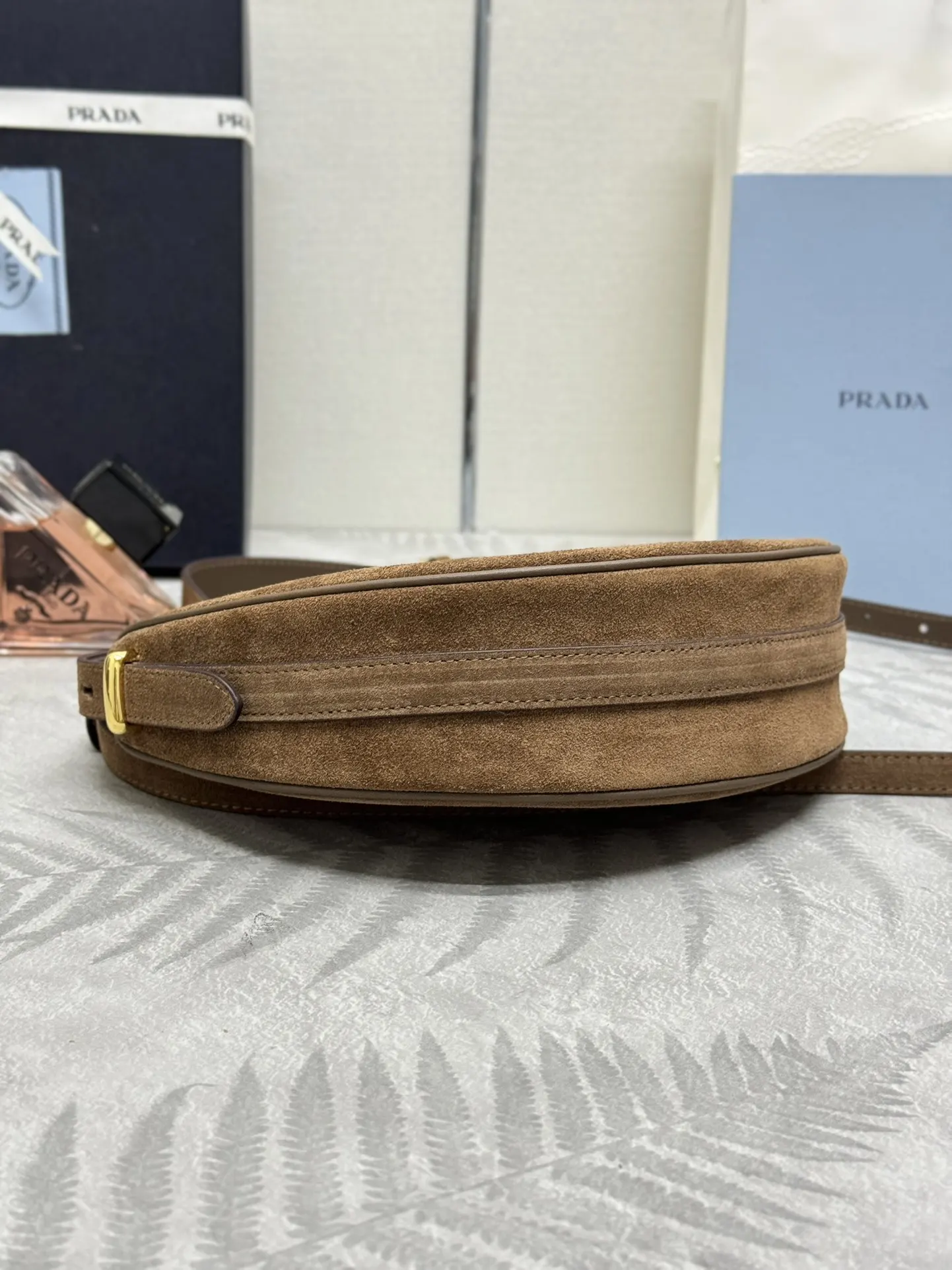 Prada Moon Suede Shoulder Bag D89011226 — view 4