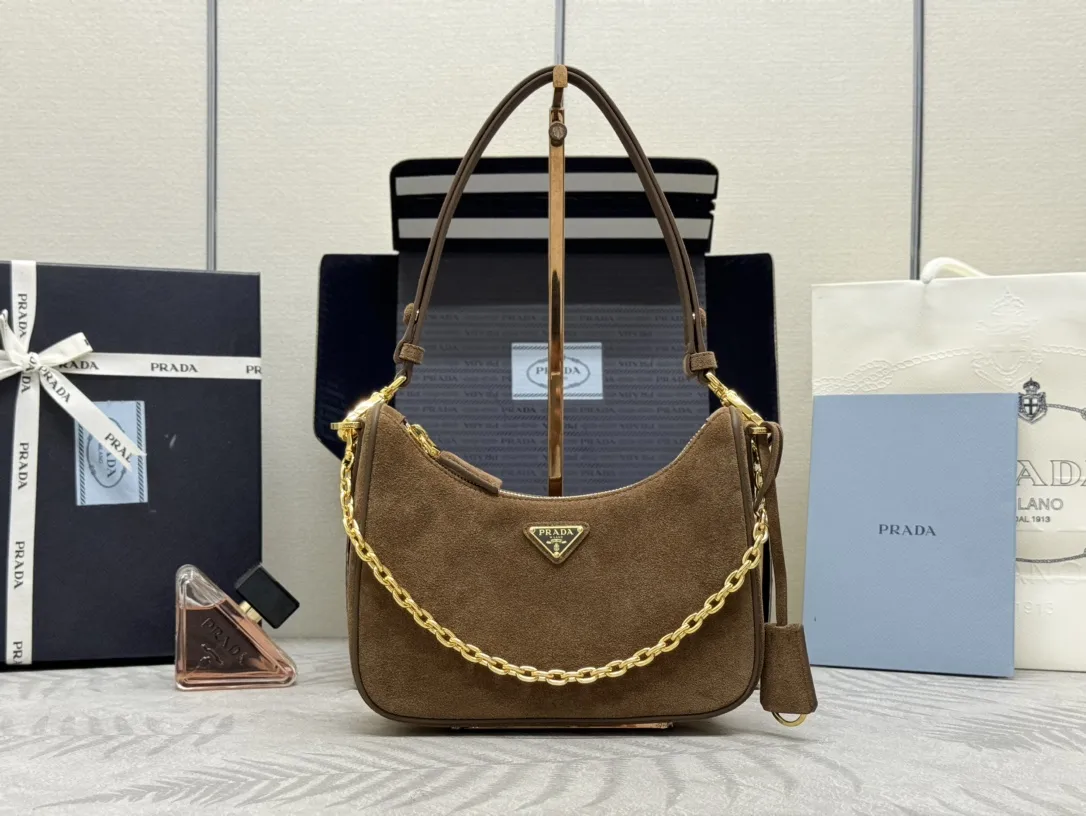 Suede Hobo Shoulder Bag 1BC204 D79011227