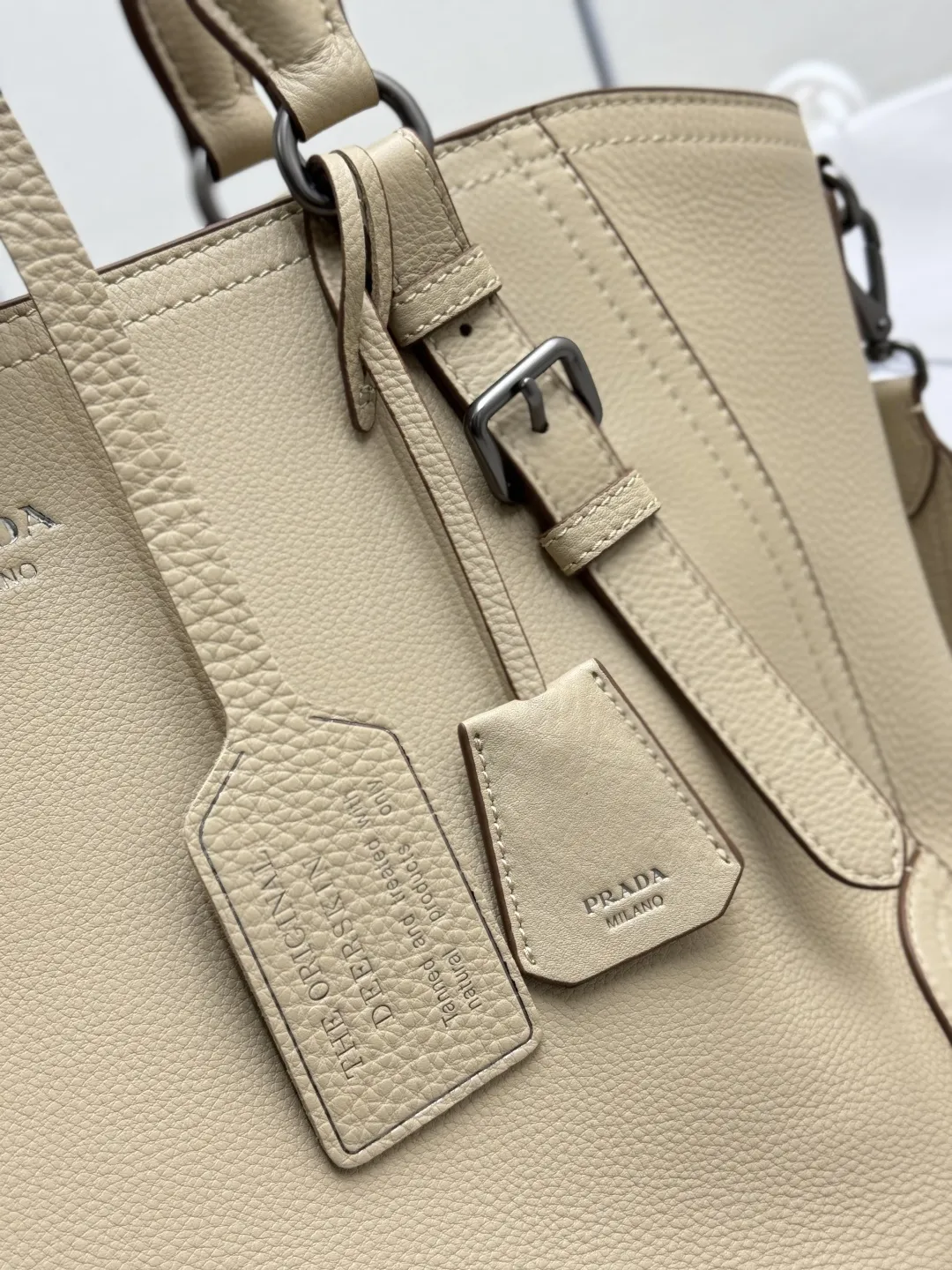 Prada Deerskin Leather Top-Handle Bag D124011232 — view 5