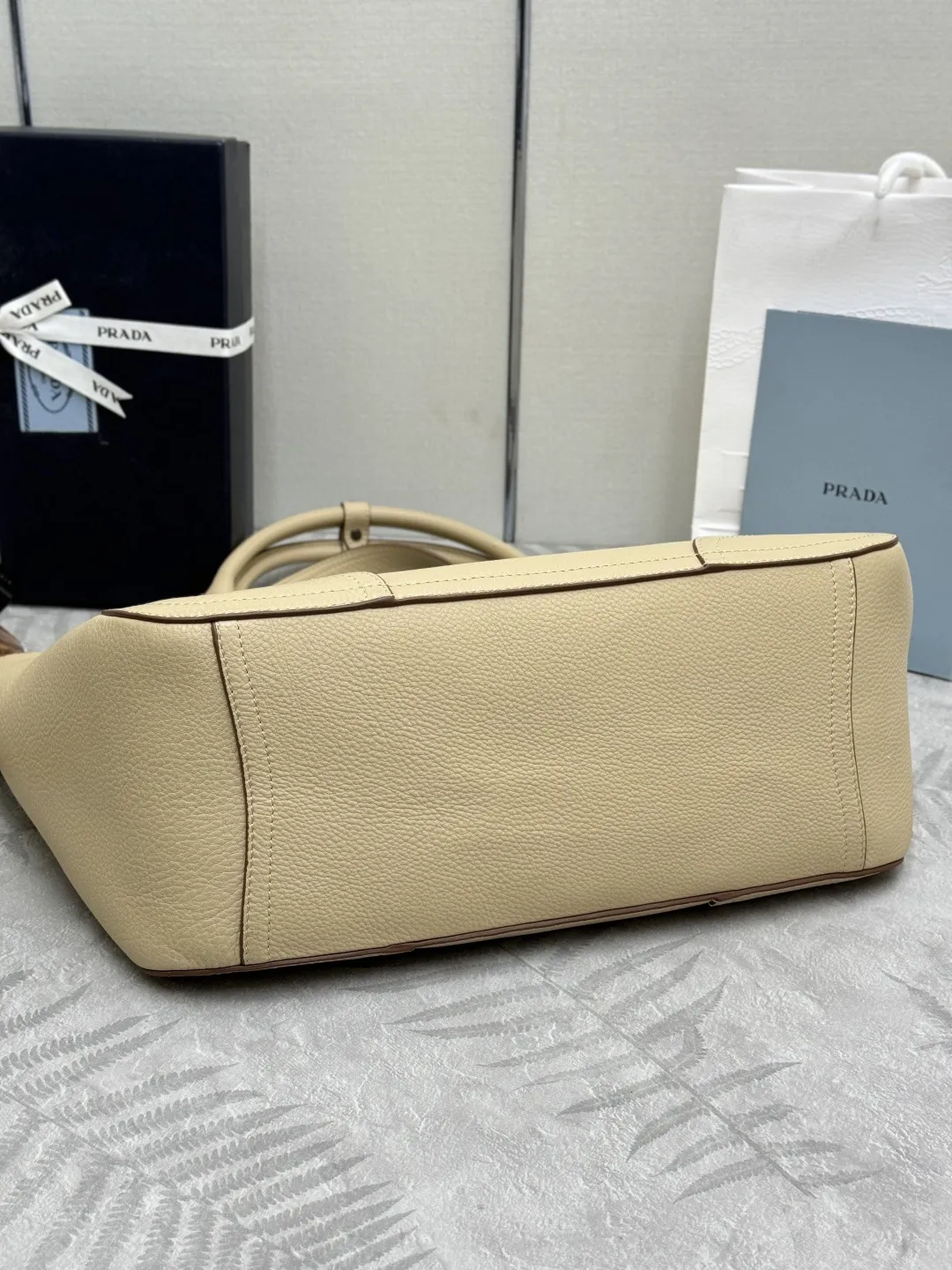 Prada Deerskin Leather Top-Handle Bag D124011232 — view 6