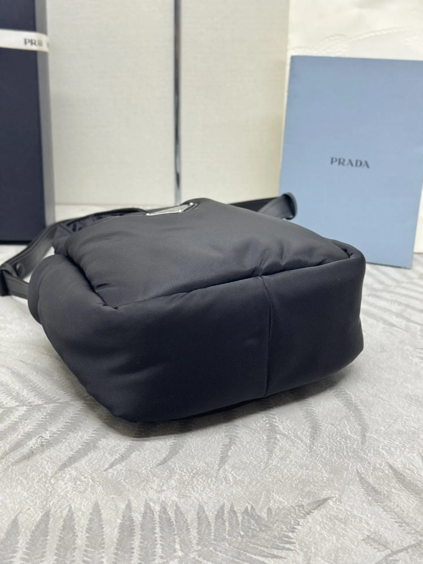 Prada Mini Nylon Tote Bag D69011029 — view 4