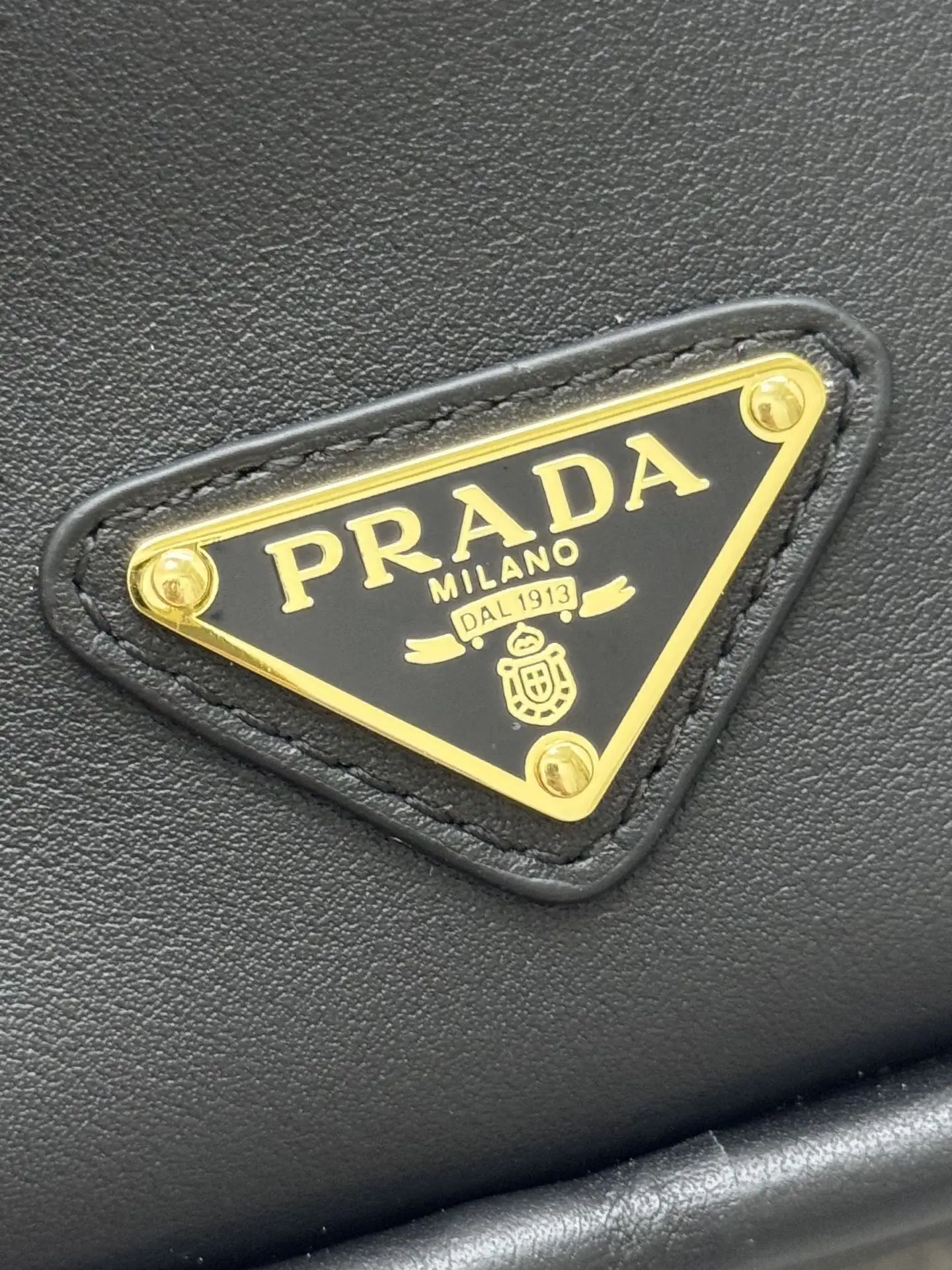 Prada 1BE087 Leather Bucket Bag D89011237 — view 8
