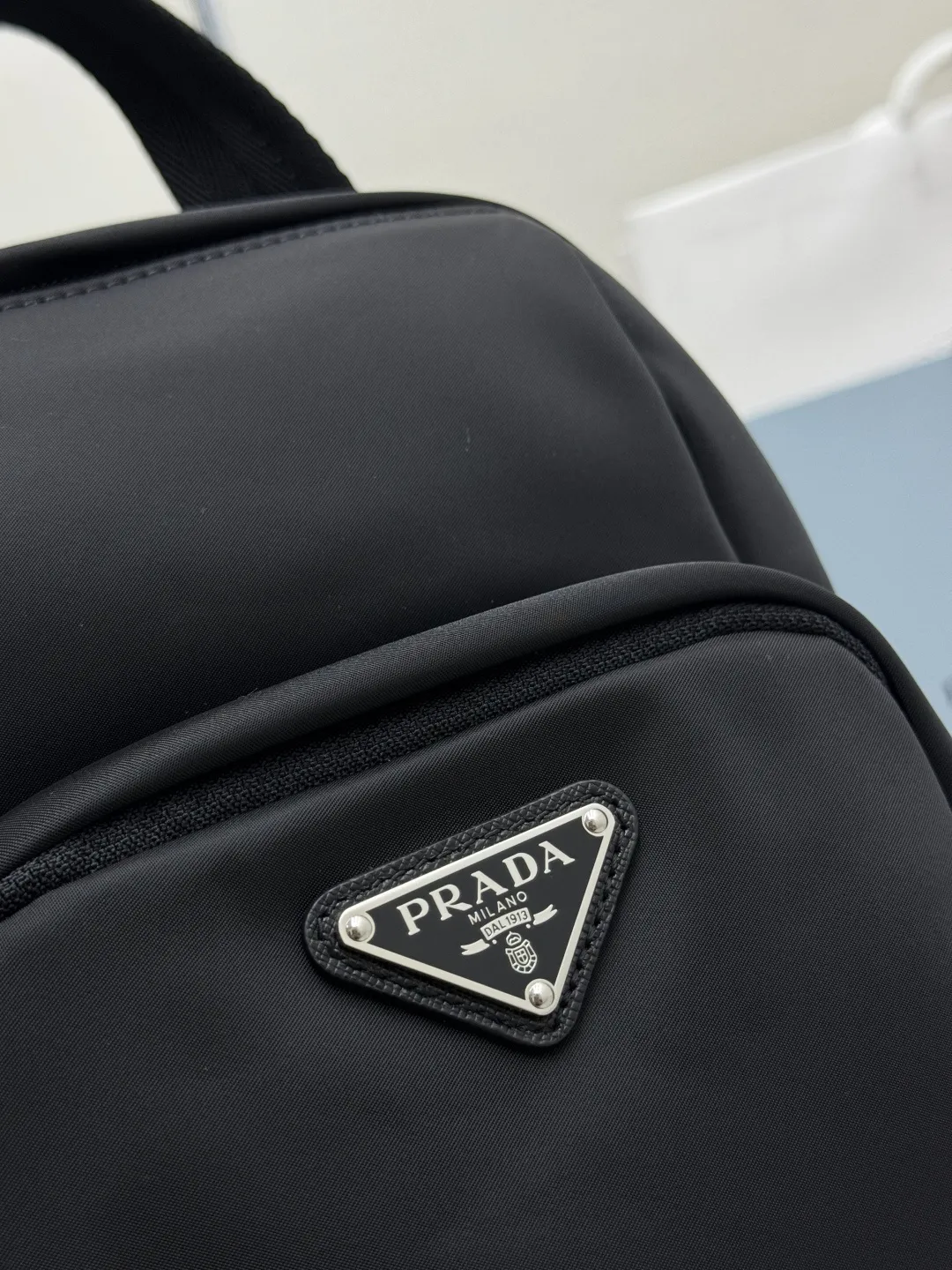 Re-Nylon Saffiano Trim Sling Bag D45011238 — view 7