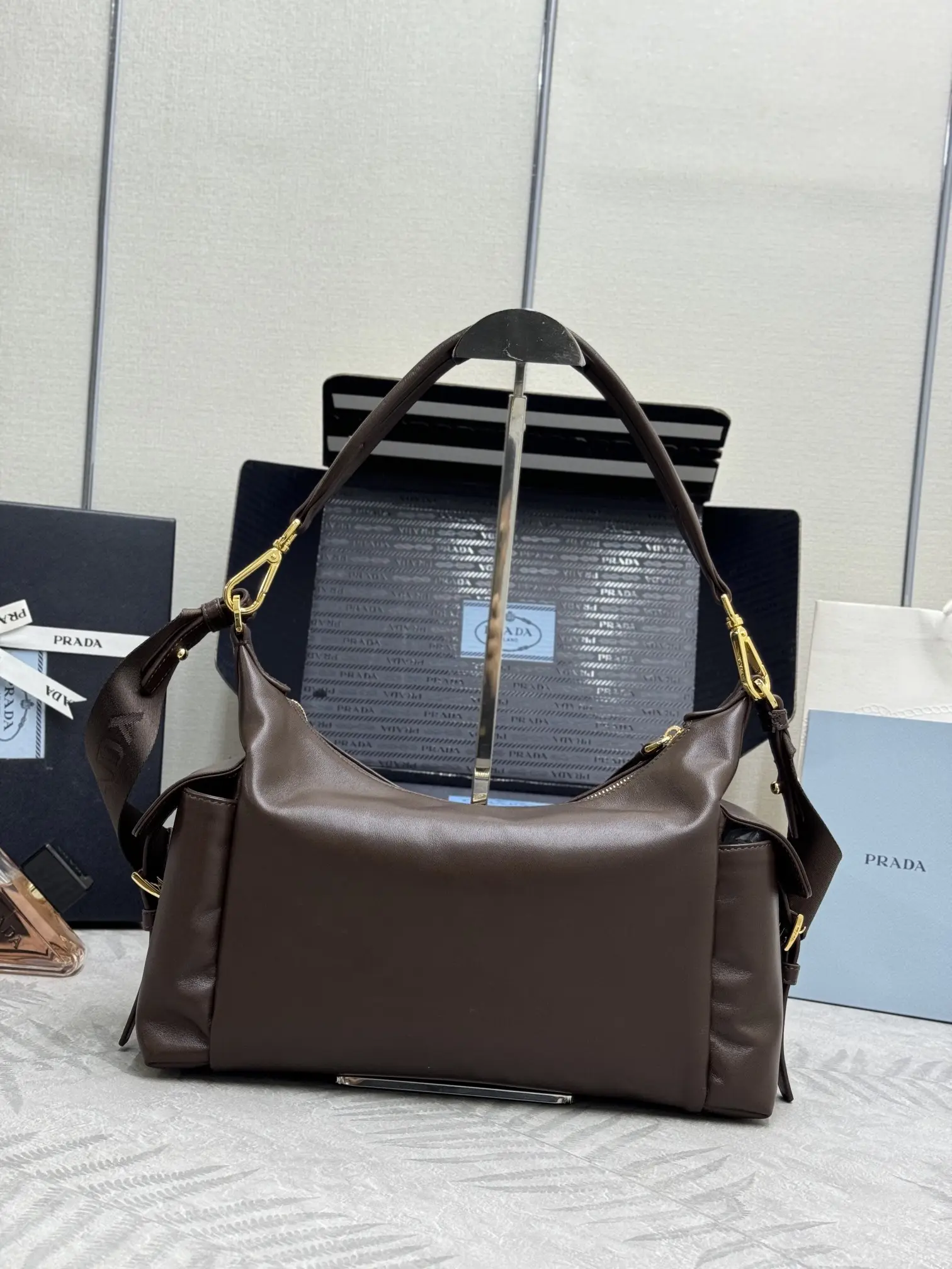 Lambskin Shoulder Bag with Detachable Straps D99011245 — view 2