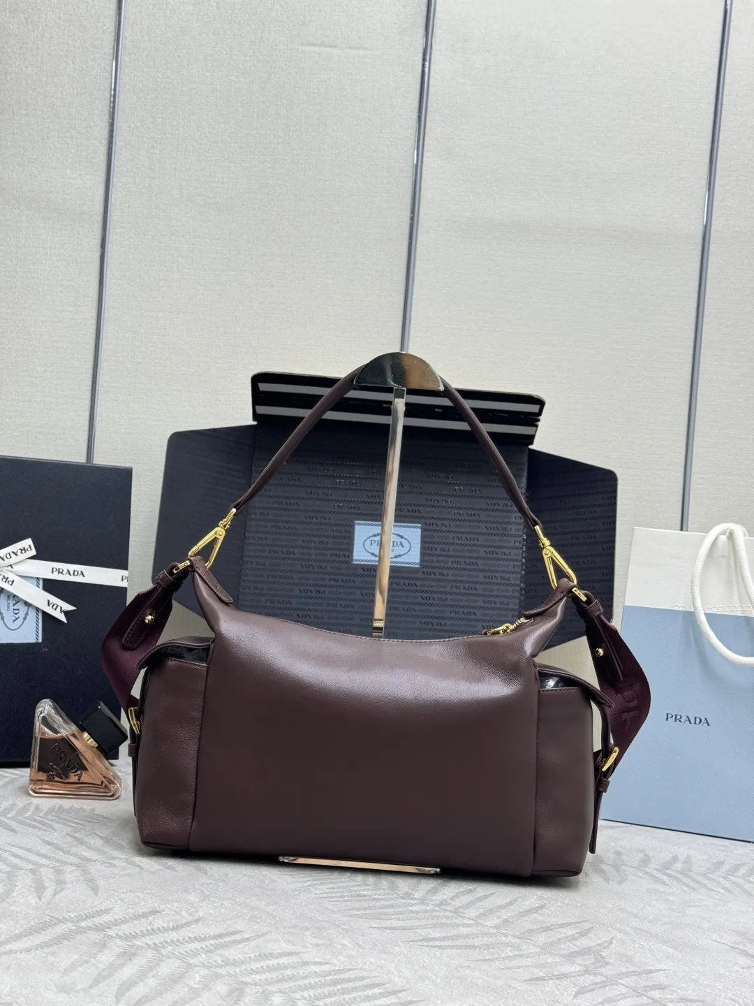 Prada Lambskin Shoulder Bag D99011030 — view 2